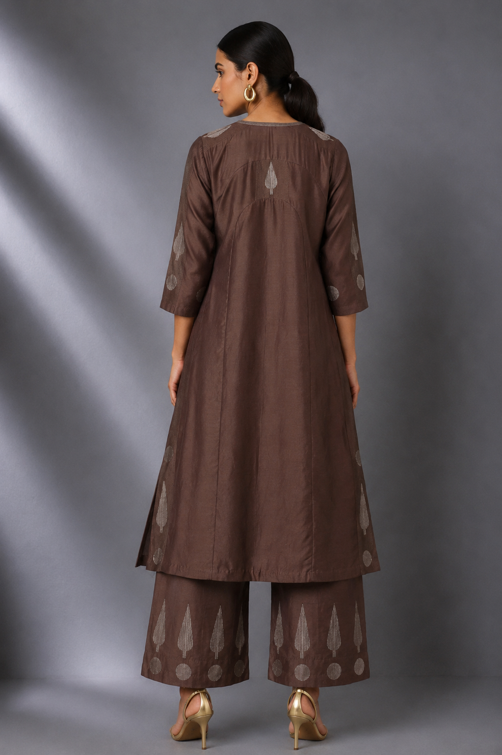 Arch - Brown Kurta Set