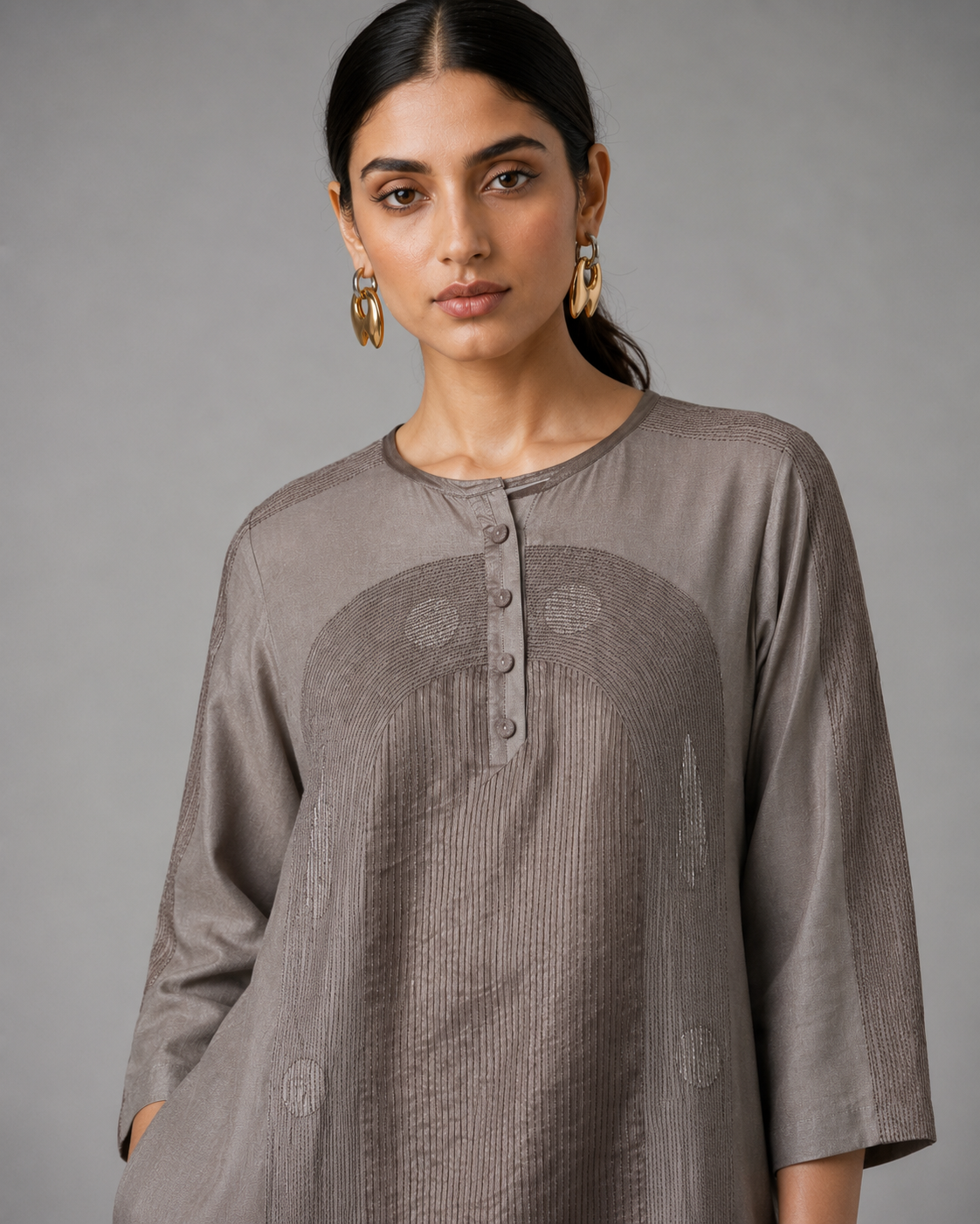 Arch - Grey Kurta Set