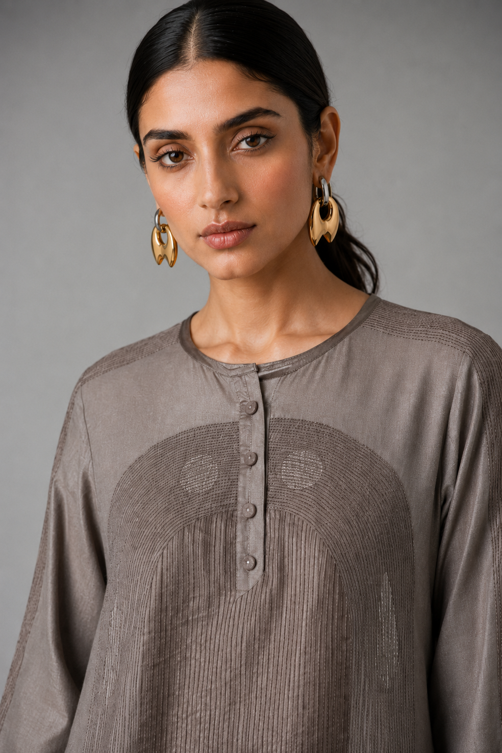 Arch - Grey Kurta Set