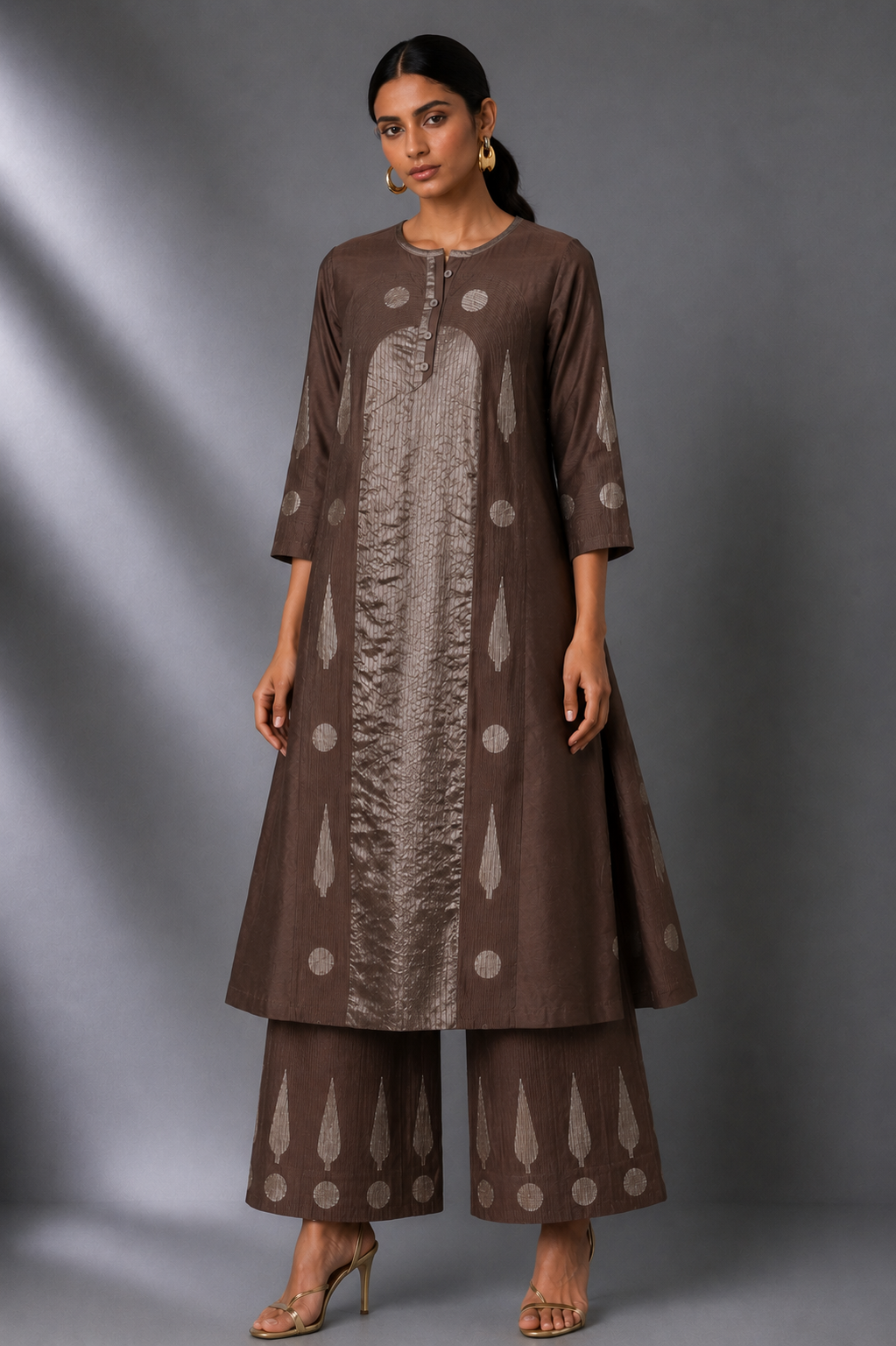 Arch - Brown Kurta Set