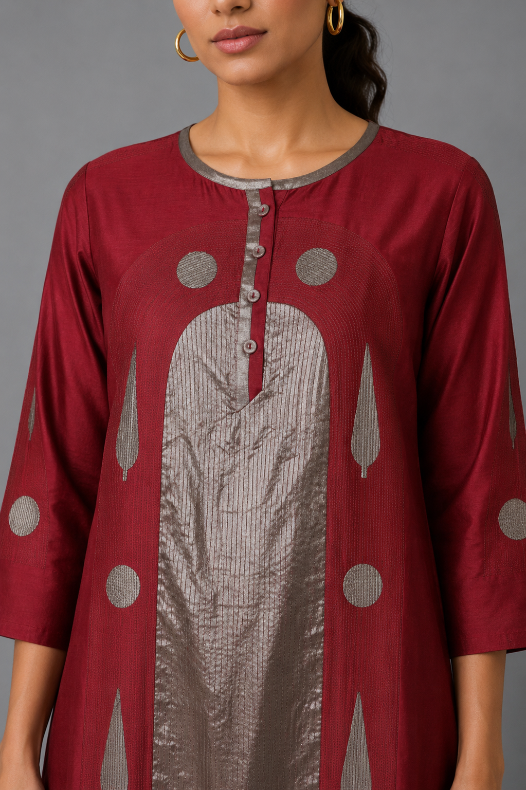 Arch - Red Kurta Set