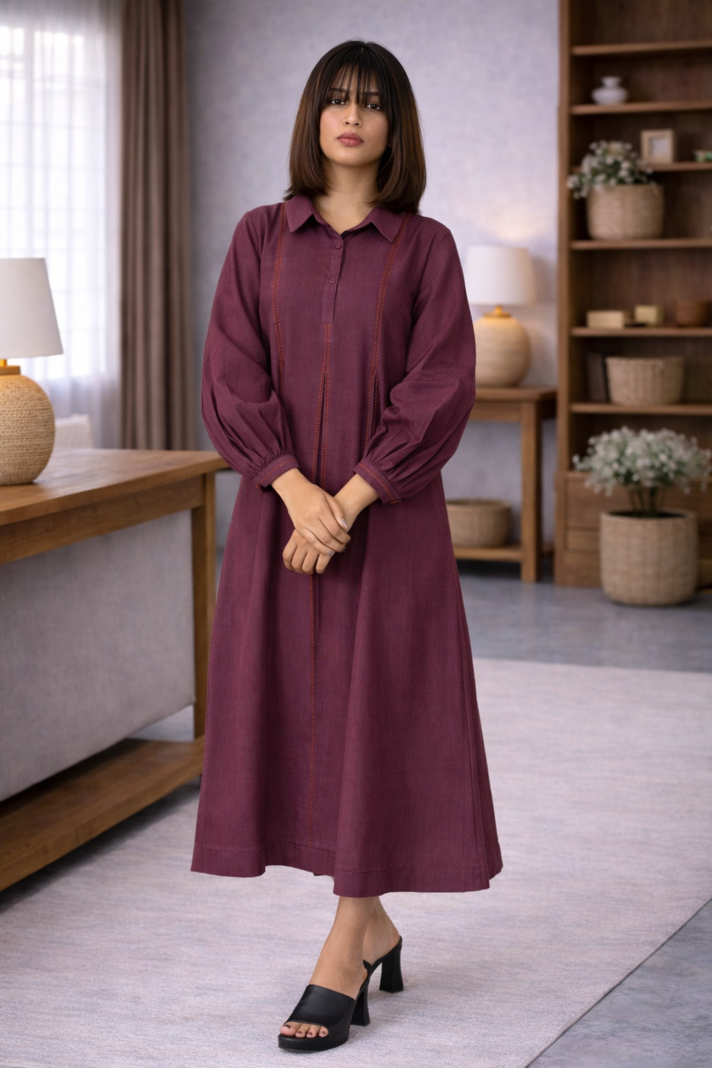 Chestnut Brown Dress