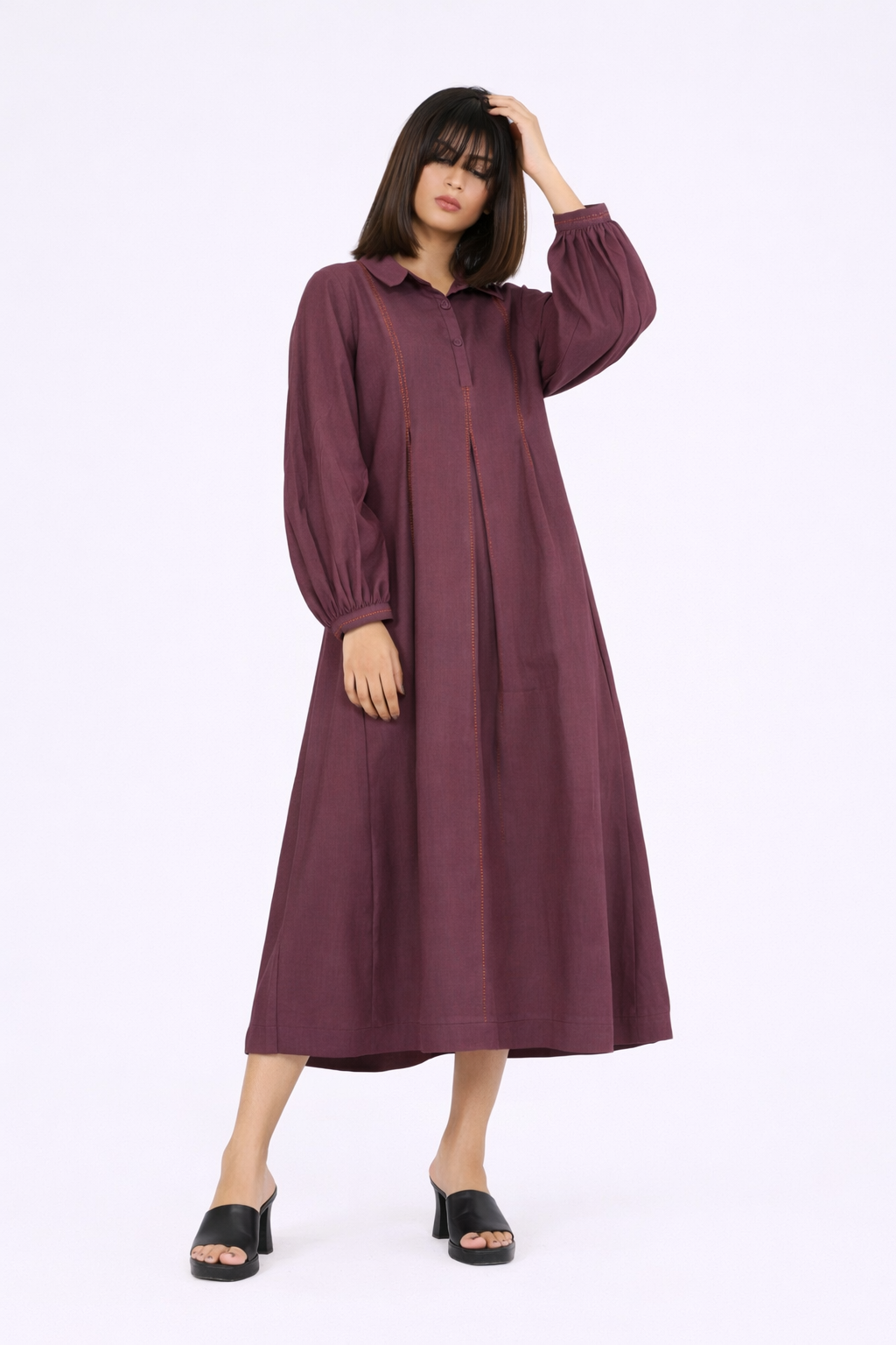 Chestnut Brown Dress