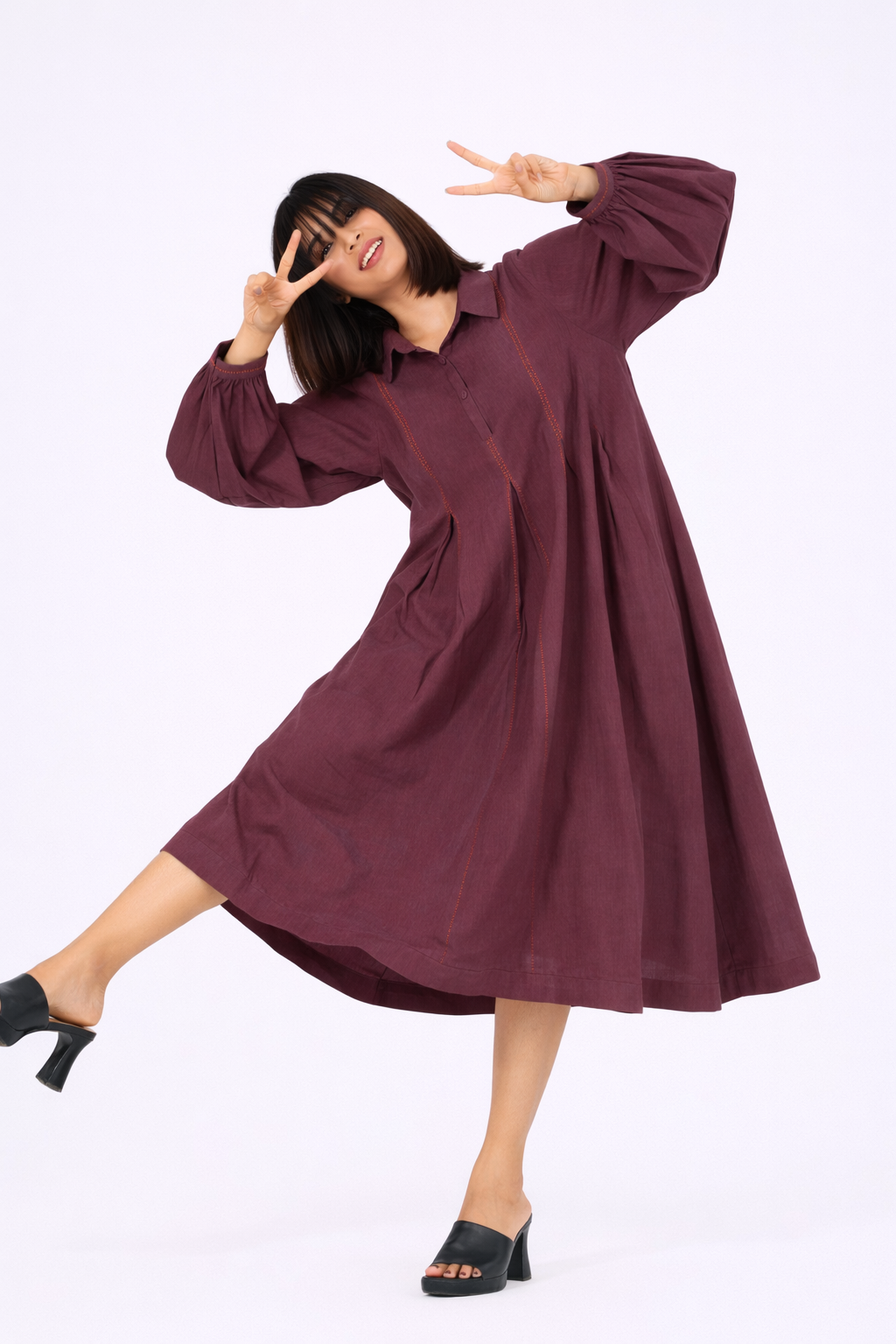 Chestnut Brown Dress