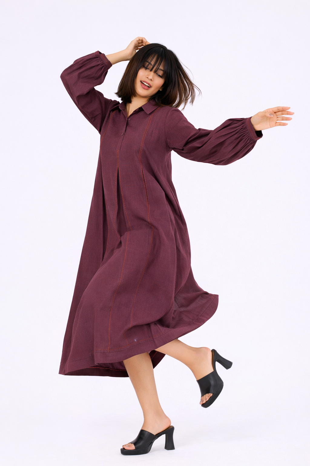 Chestnut Brown Dress