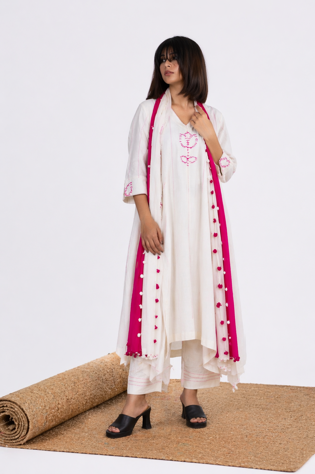 Cloud White Kurta Set