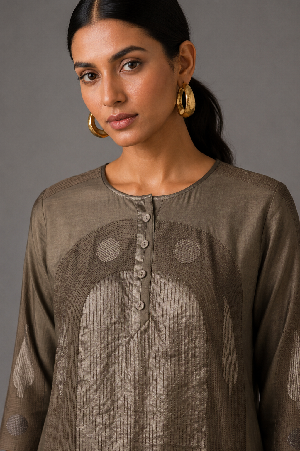 Arch - Ekru Kurta Set