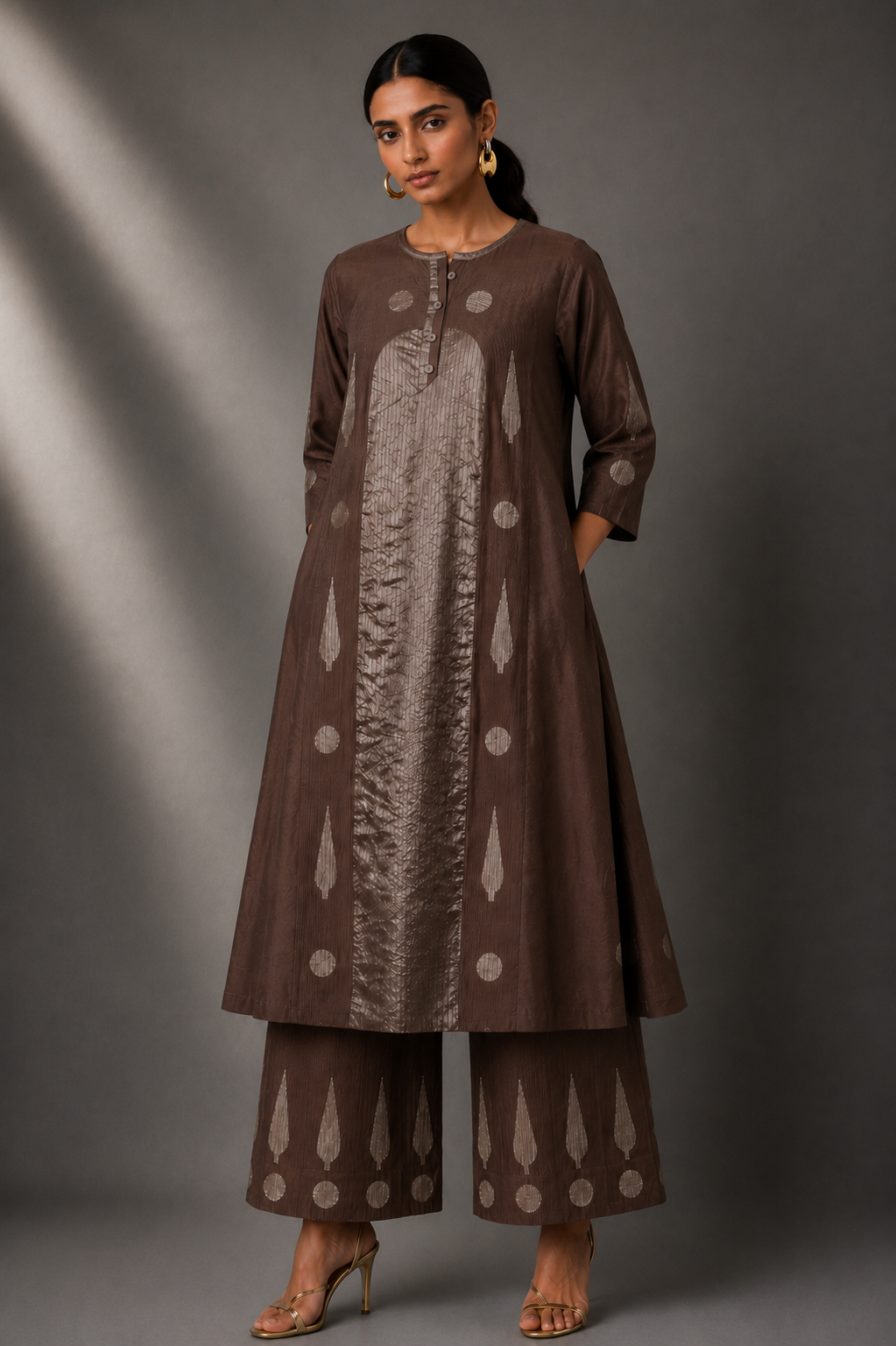 Arch - Brown Kurta Set
