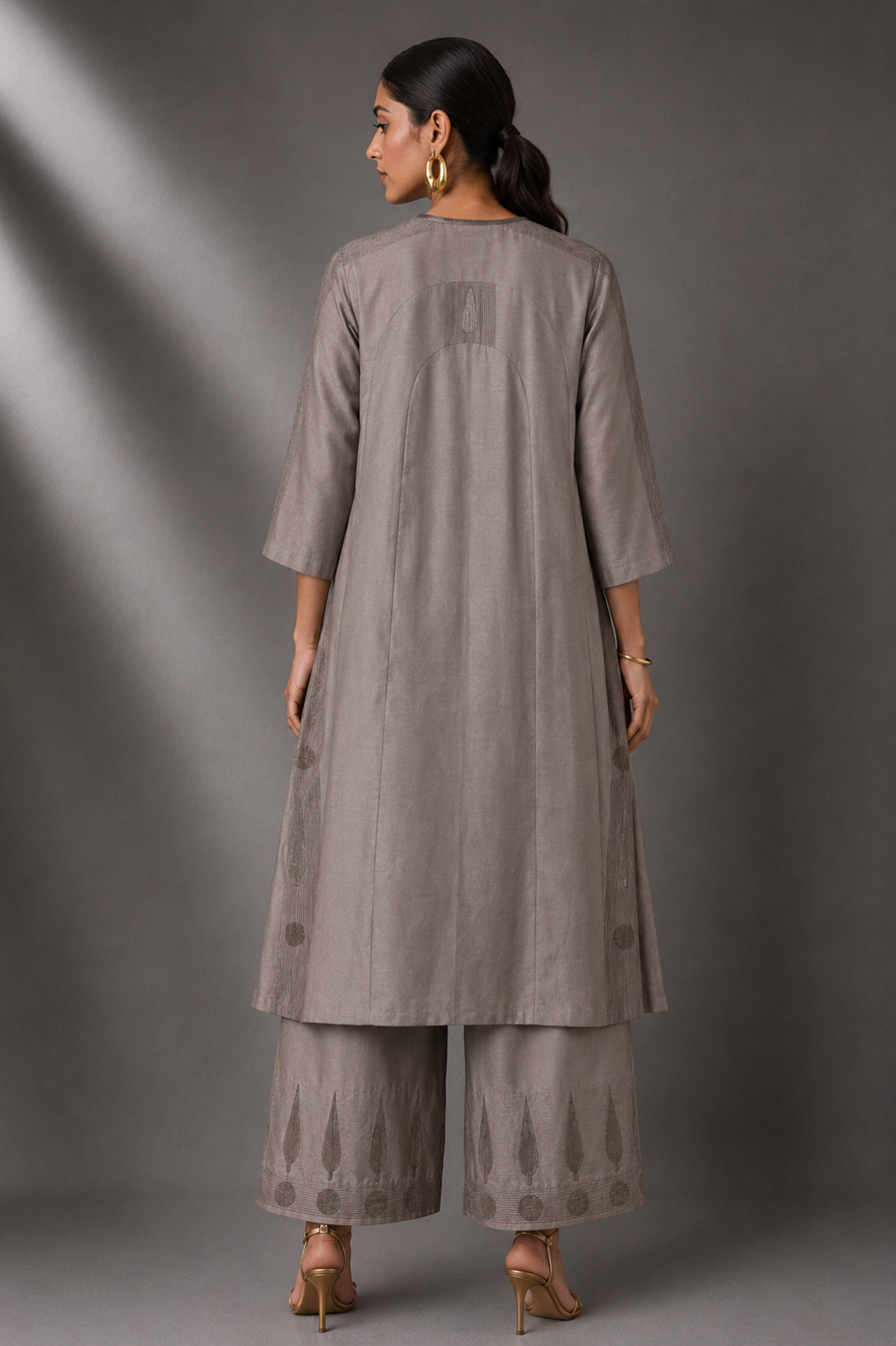 Arch - Grey Kurta Set