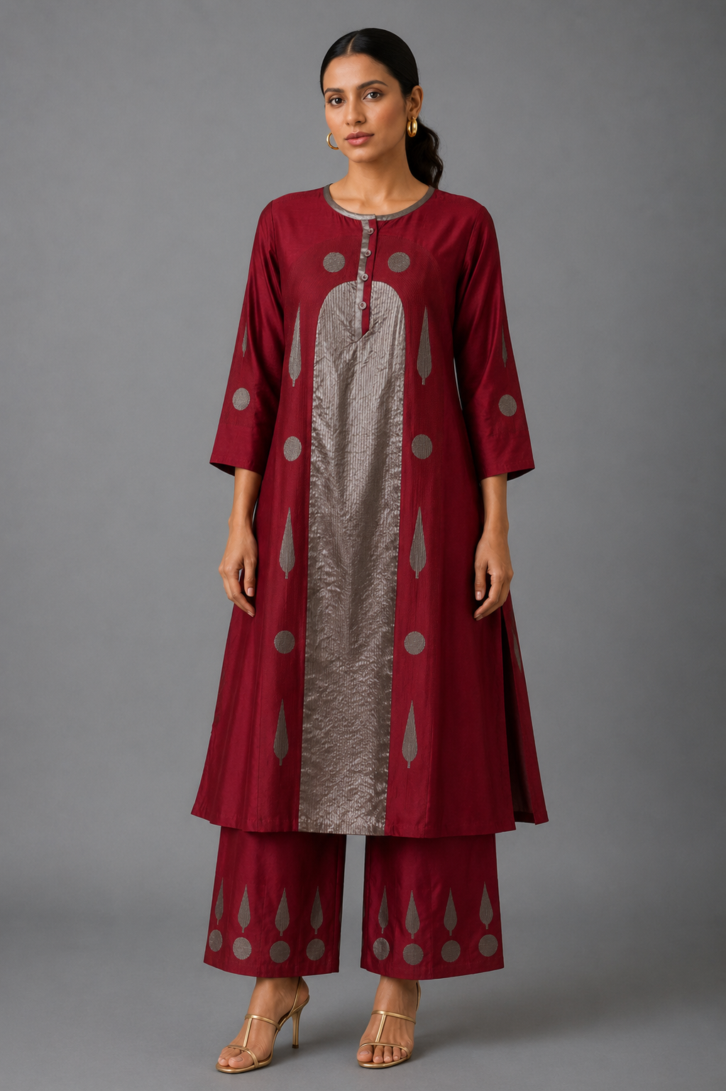 Arch - Red Kurta Set