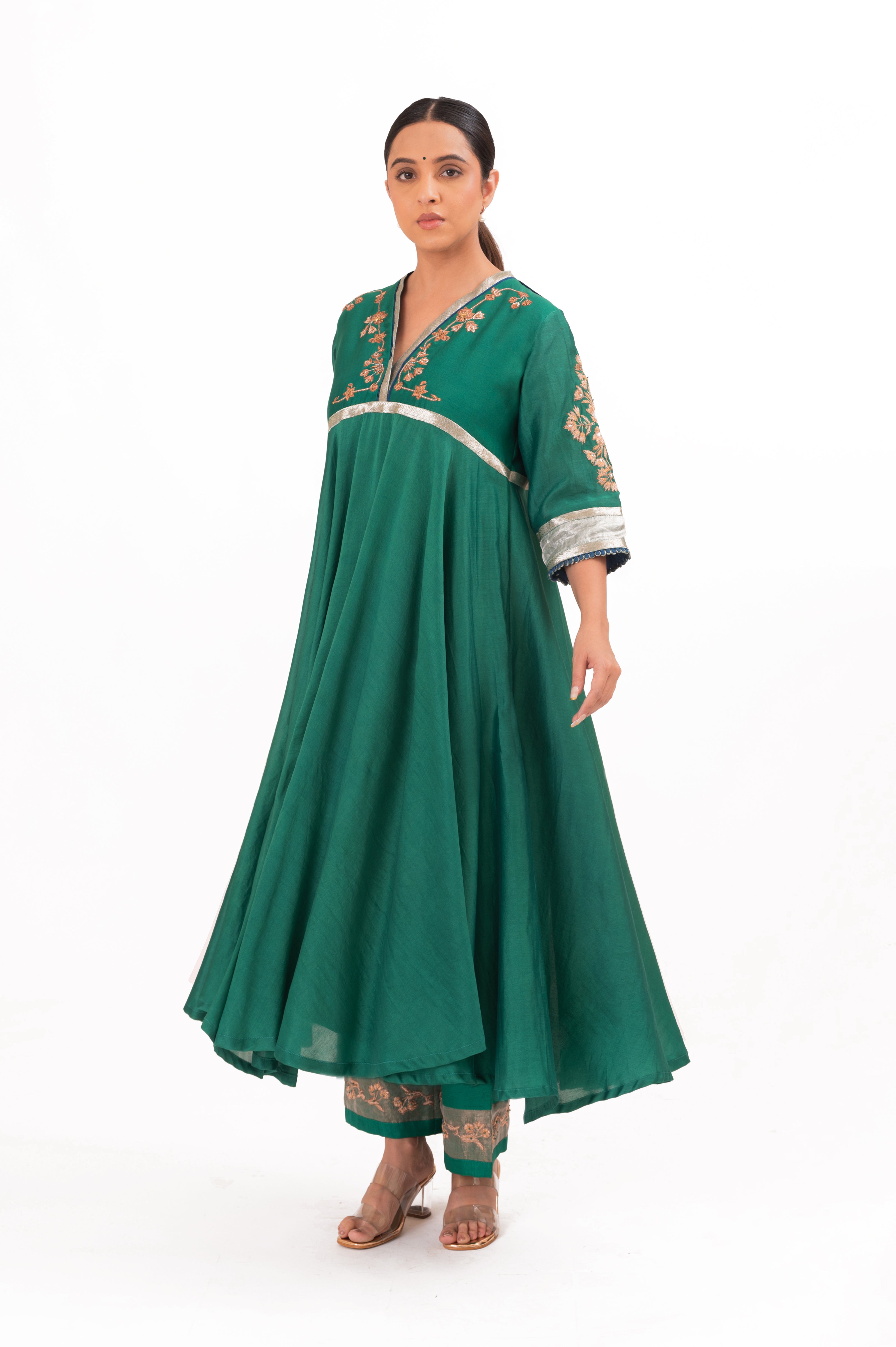 LILA - Emerald - Anarkali Set