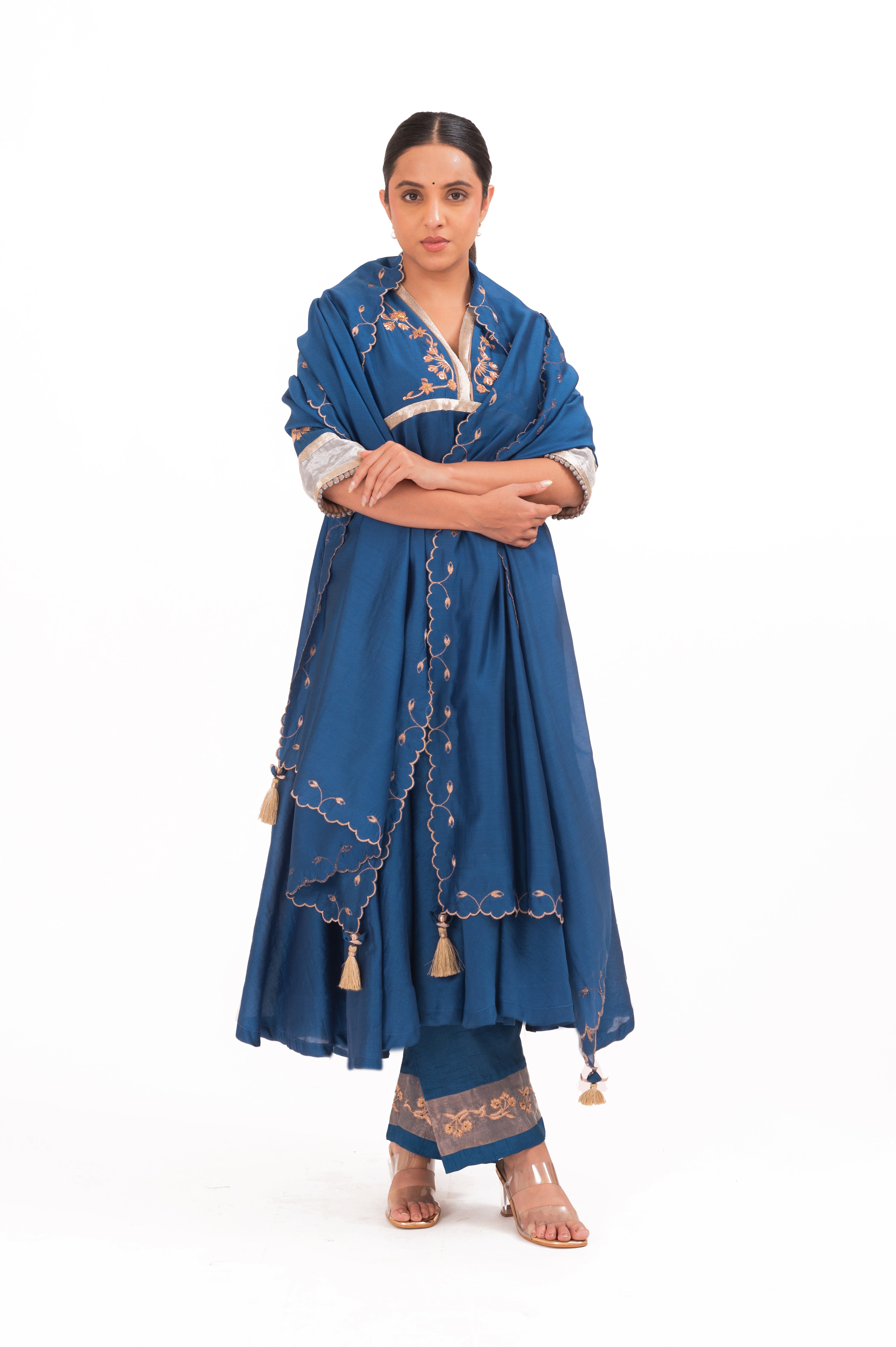 LILA - Royal Blue - Anarkali Set