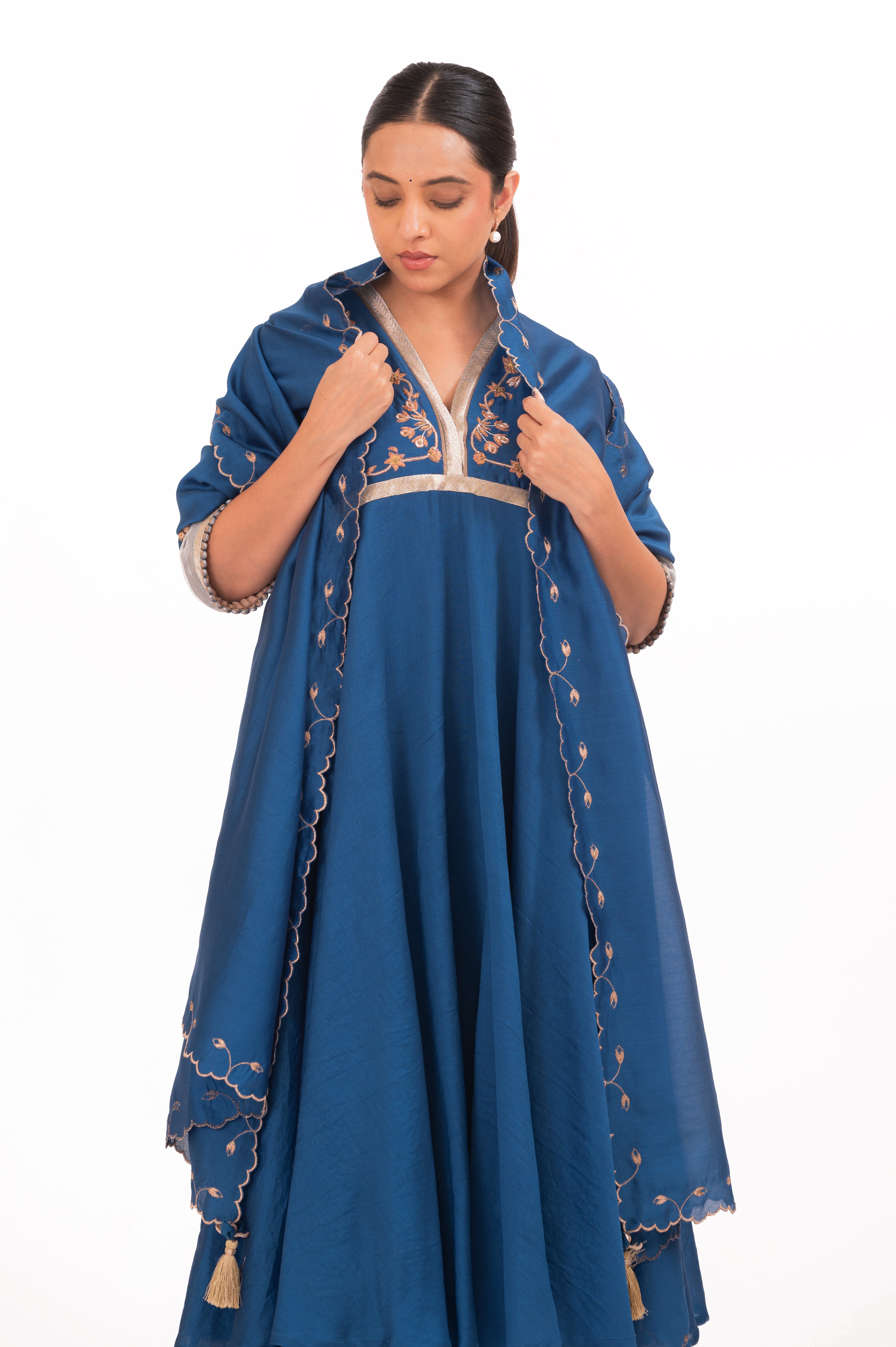 LILA - Royal Blue - Anarkali Set