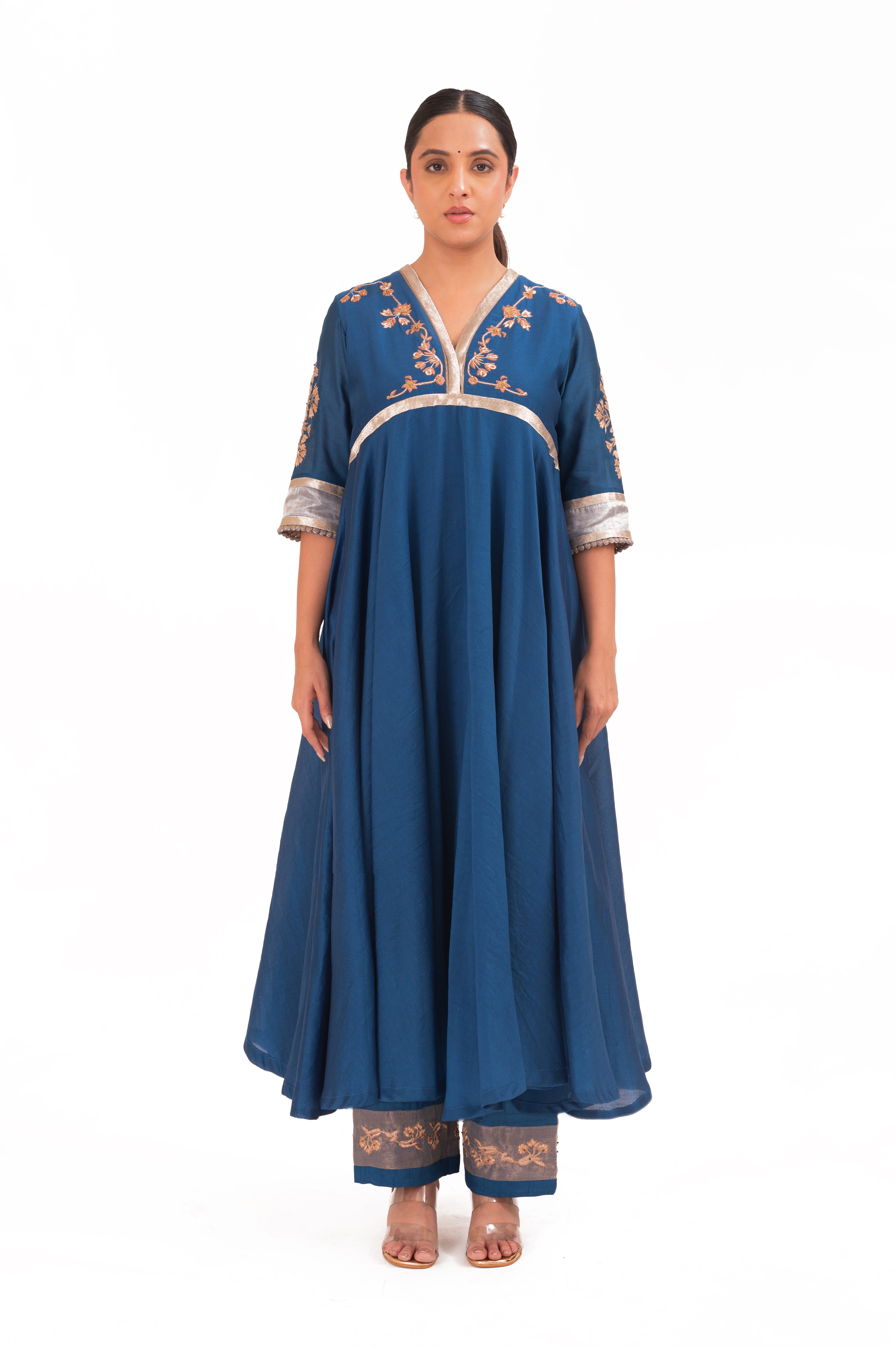 LILA - Royal Blue - Anarkali Set