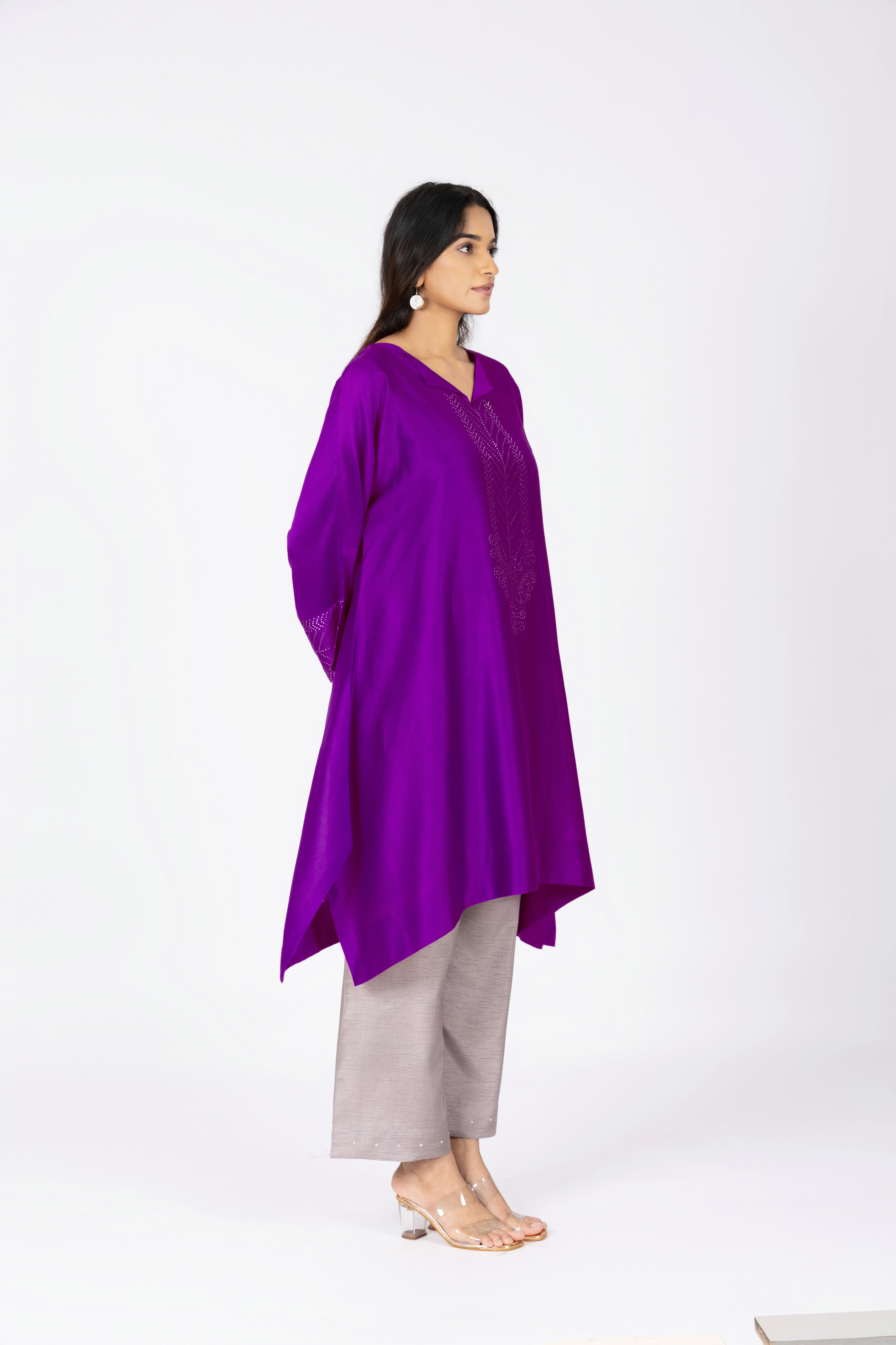 Violet Kimono Tunic