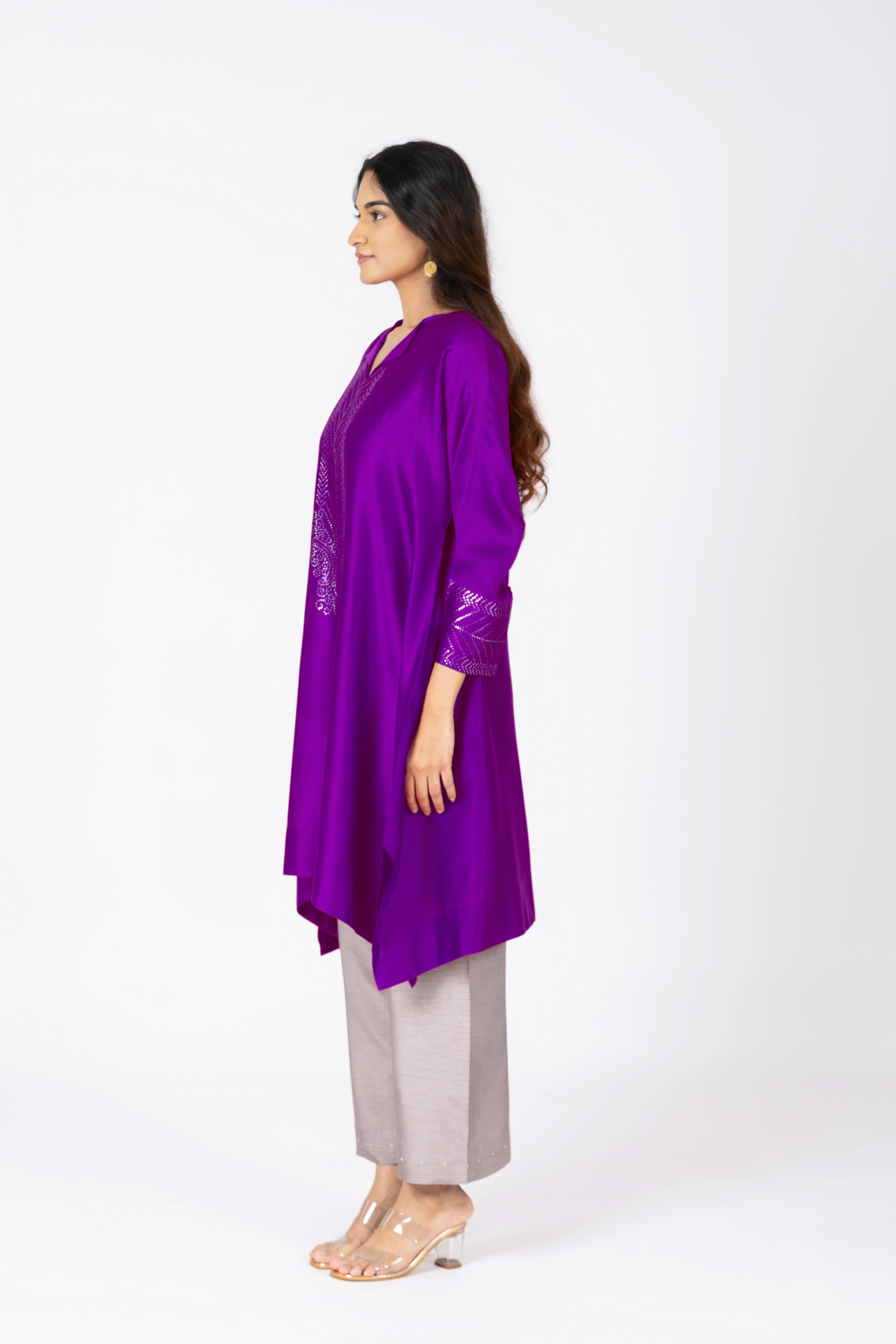 Violet Kimono Tunic