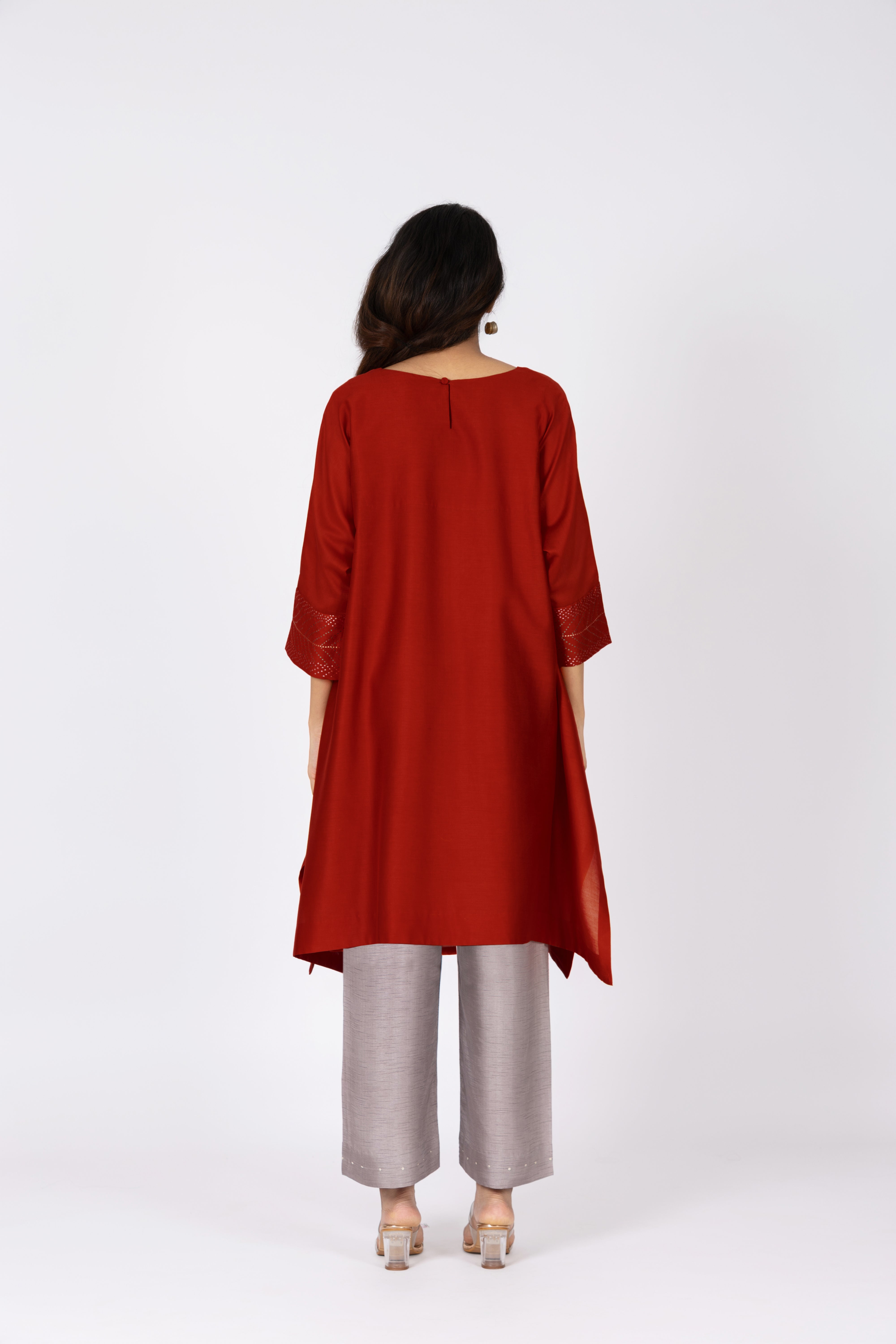 Red Kimono Tunic