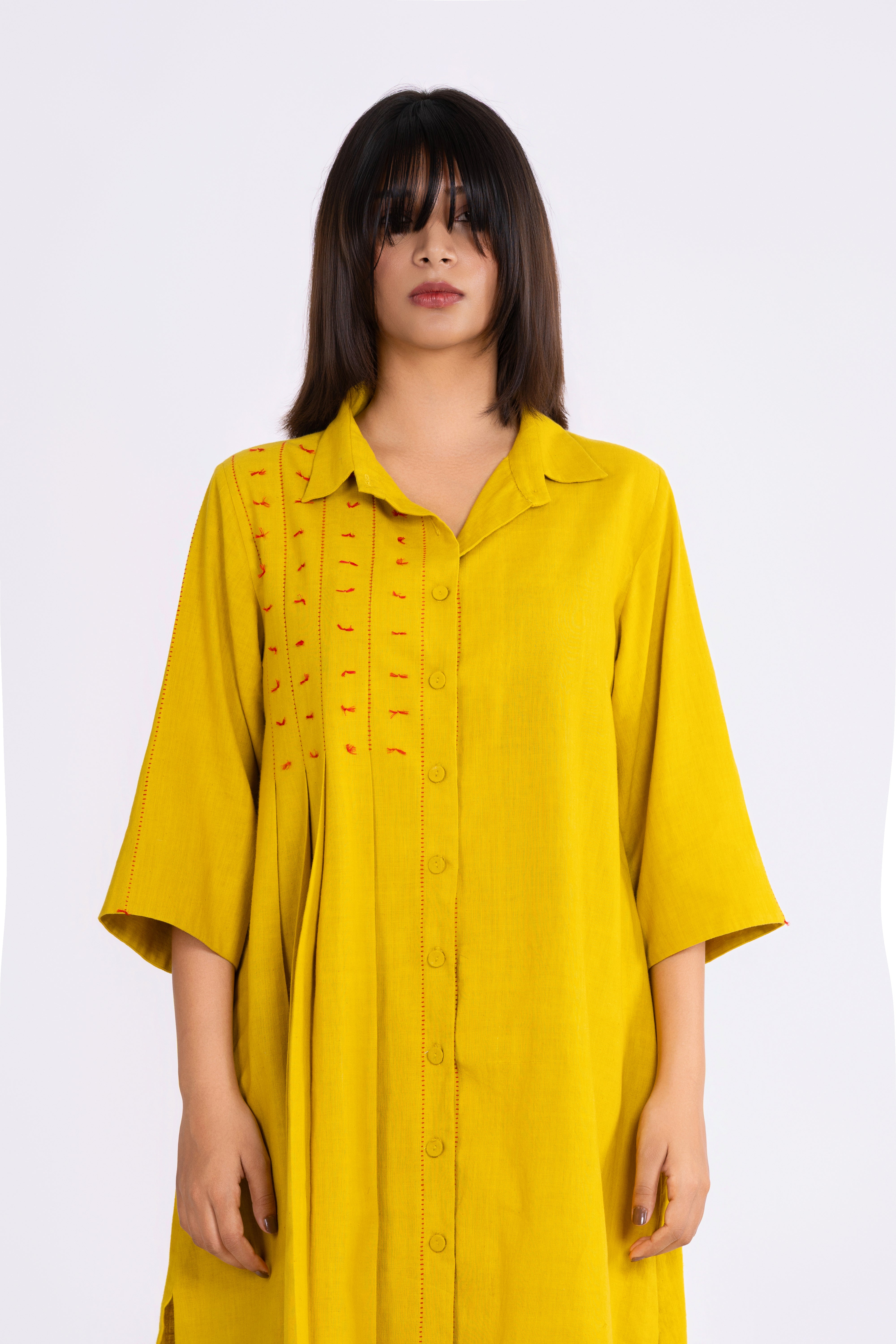 Corn Yellow Shirt & Pants Set - coord set