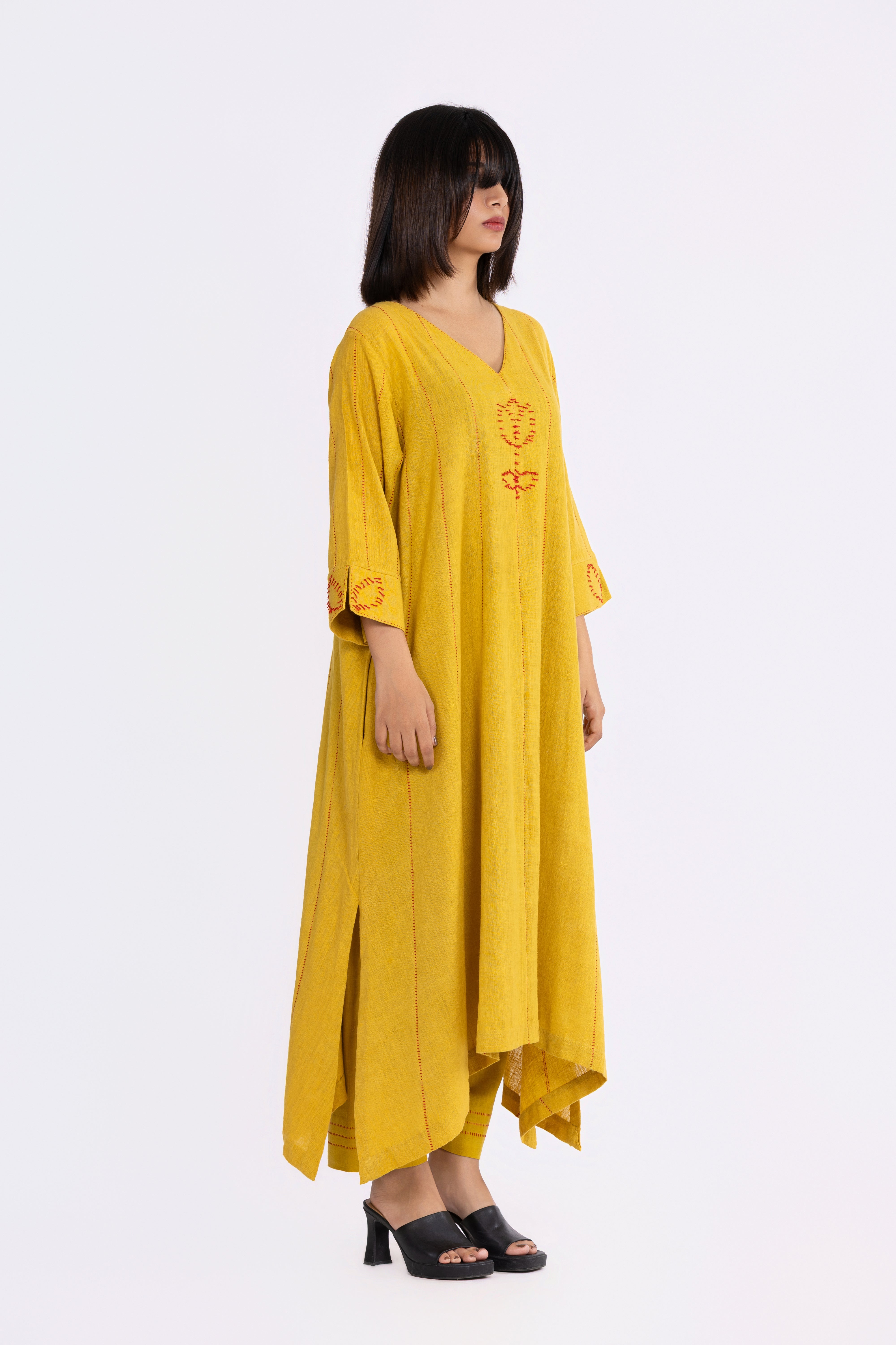 Corn Yellow Kurta Set