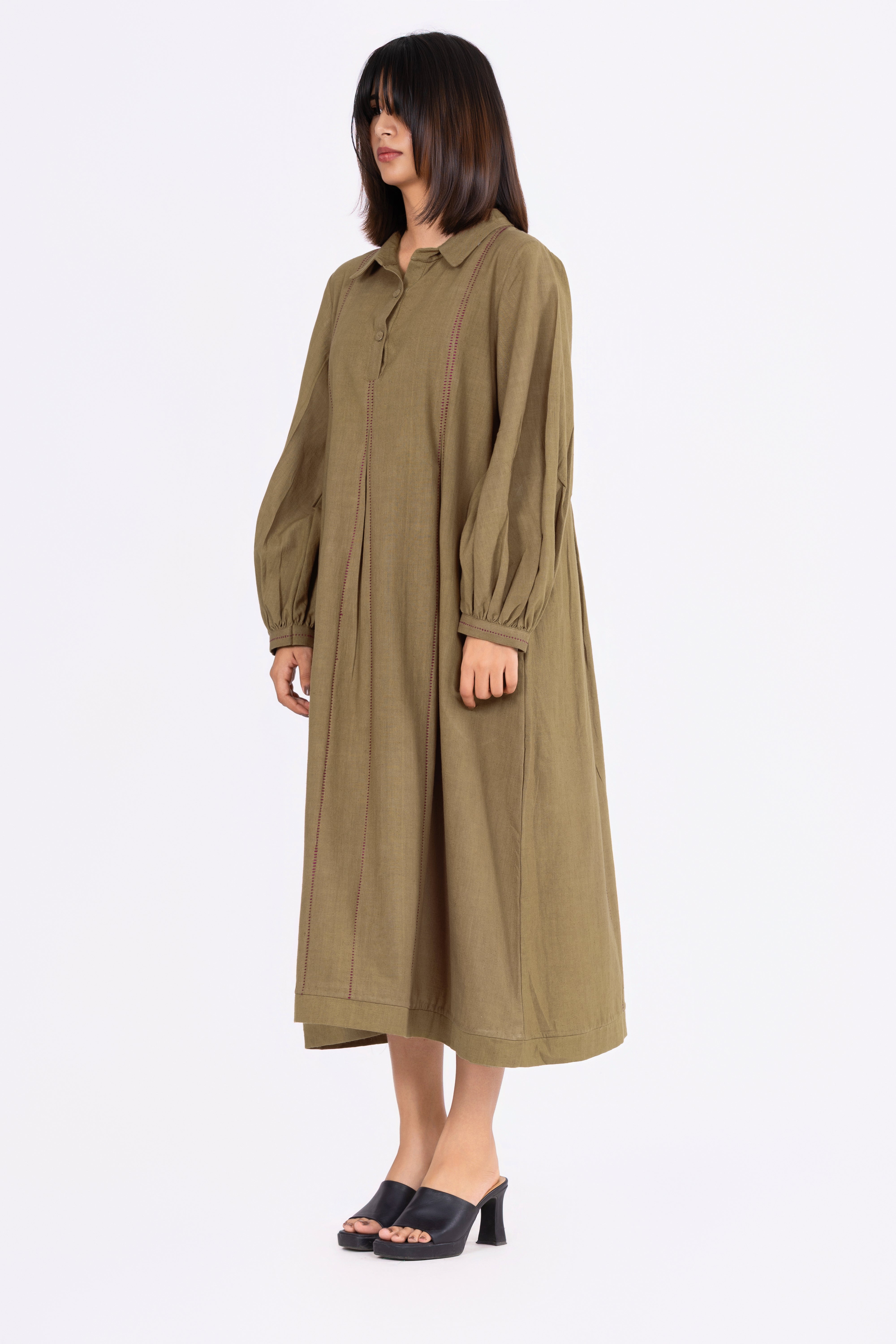 Olive Khakhi Dress