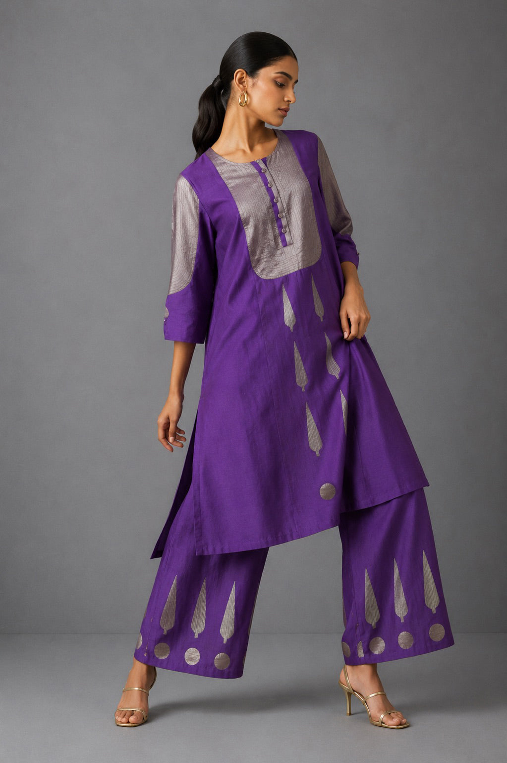 Arch - Violet Tunic Set