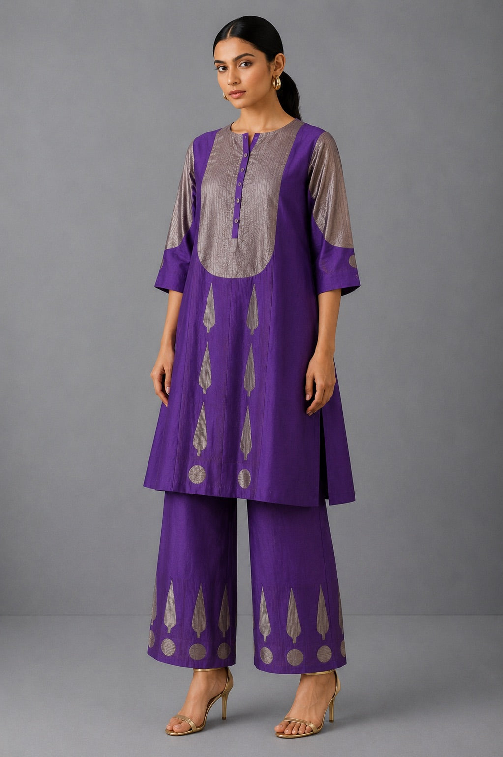 Arch - Violet Tunic Set