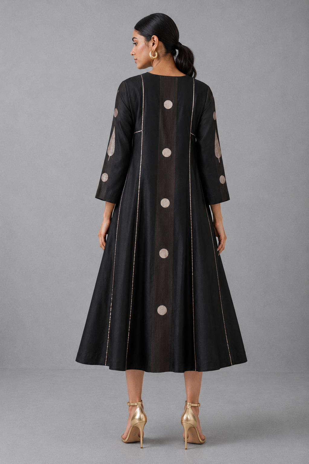 Kalidaar - Black Kurta Set