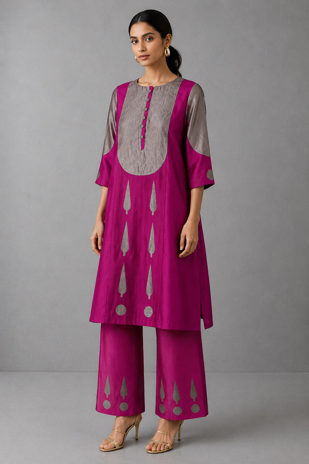 Arch - Fuchsia Tunic Set
