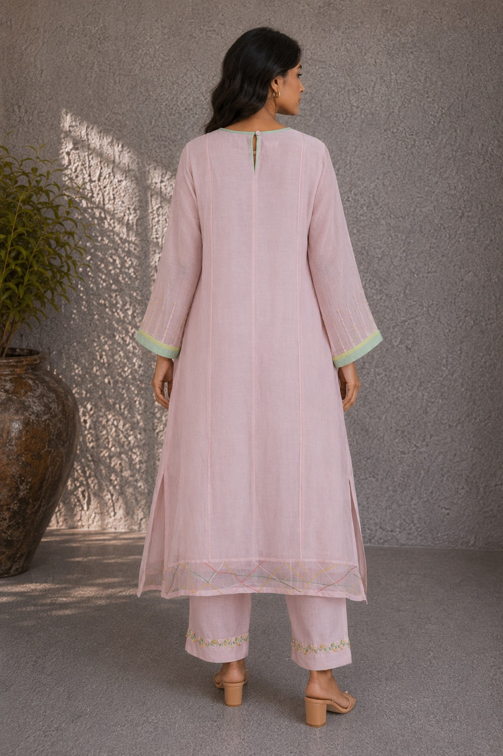 Lotus Pink Kurta Set
