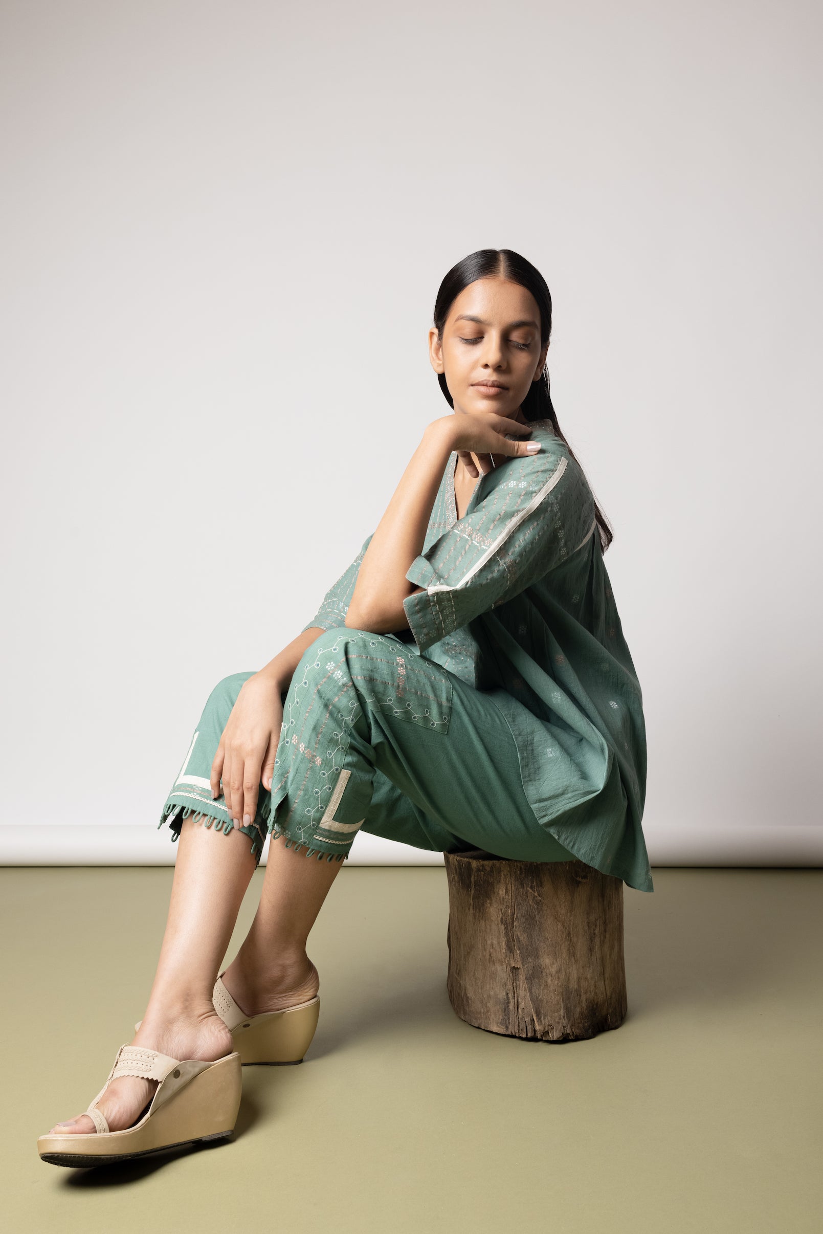 Beryl Green Co-ords - Mélange