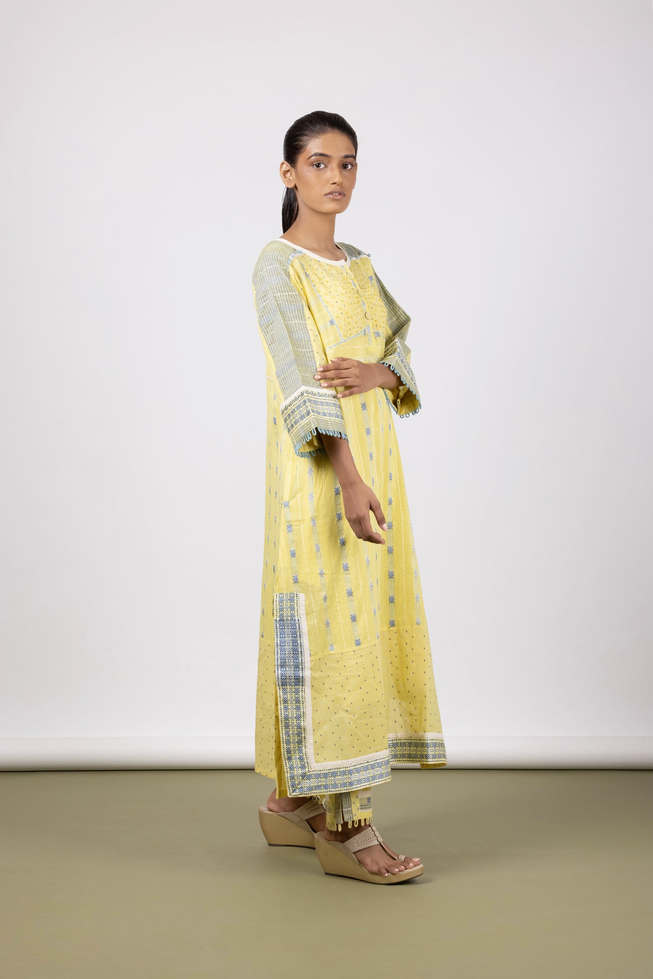 Limelight Yellow Kurta Set - Mélange