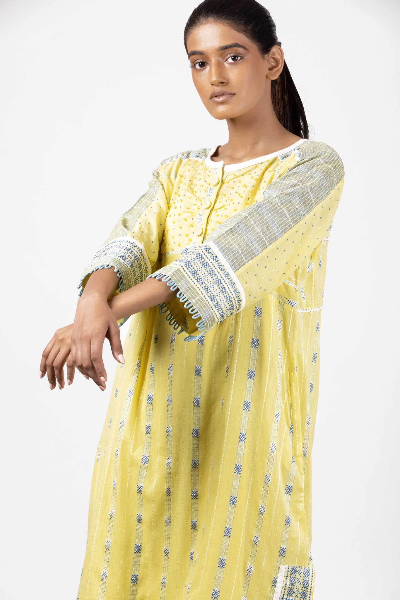 Limelight Yellow Kurta Set - Mélange