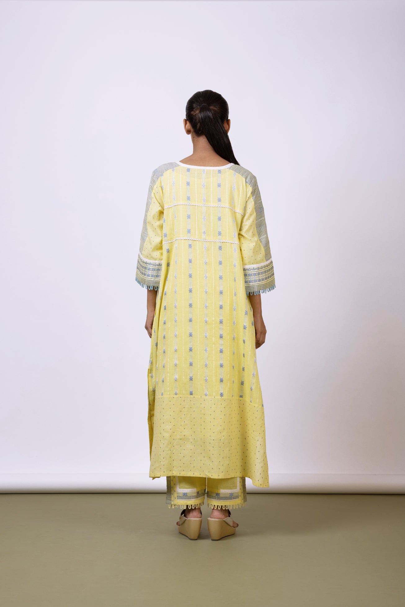 Limelight Yellow Kurta Set - Mélange