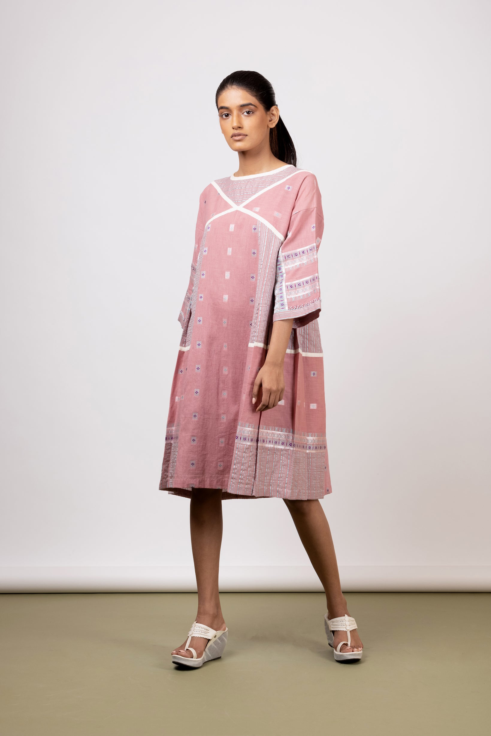 Mellow Pink Short Dress - Mélange