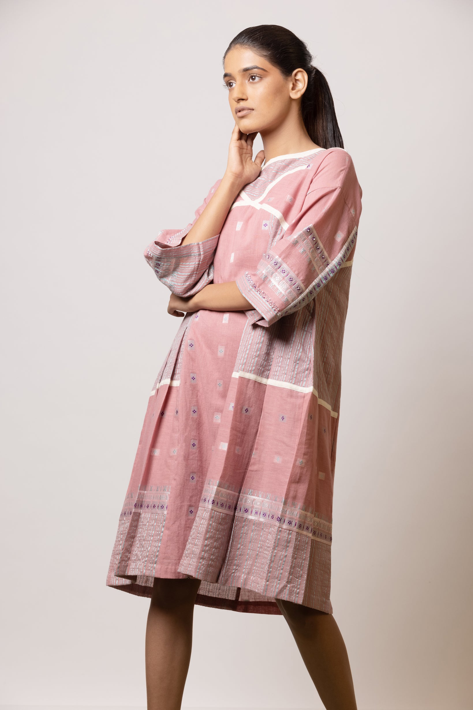 Mellow Pink Short Dress - Mélange