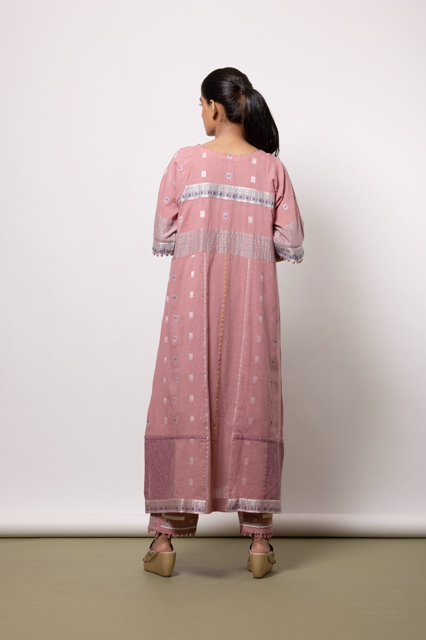 Mellow Pink Kurta Set - Mélange