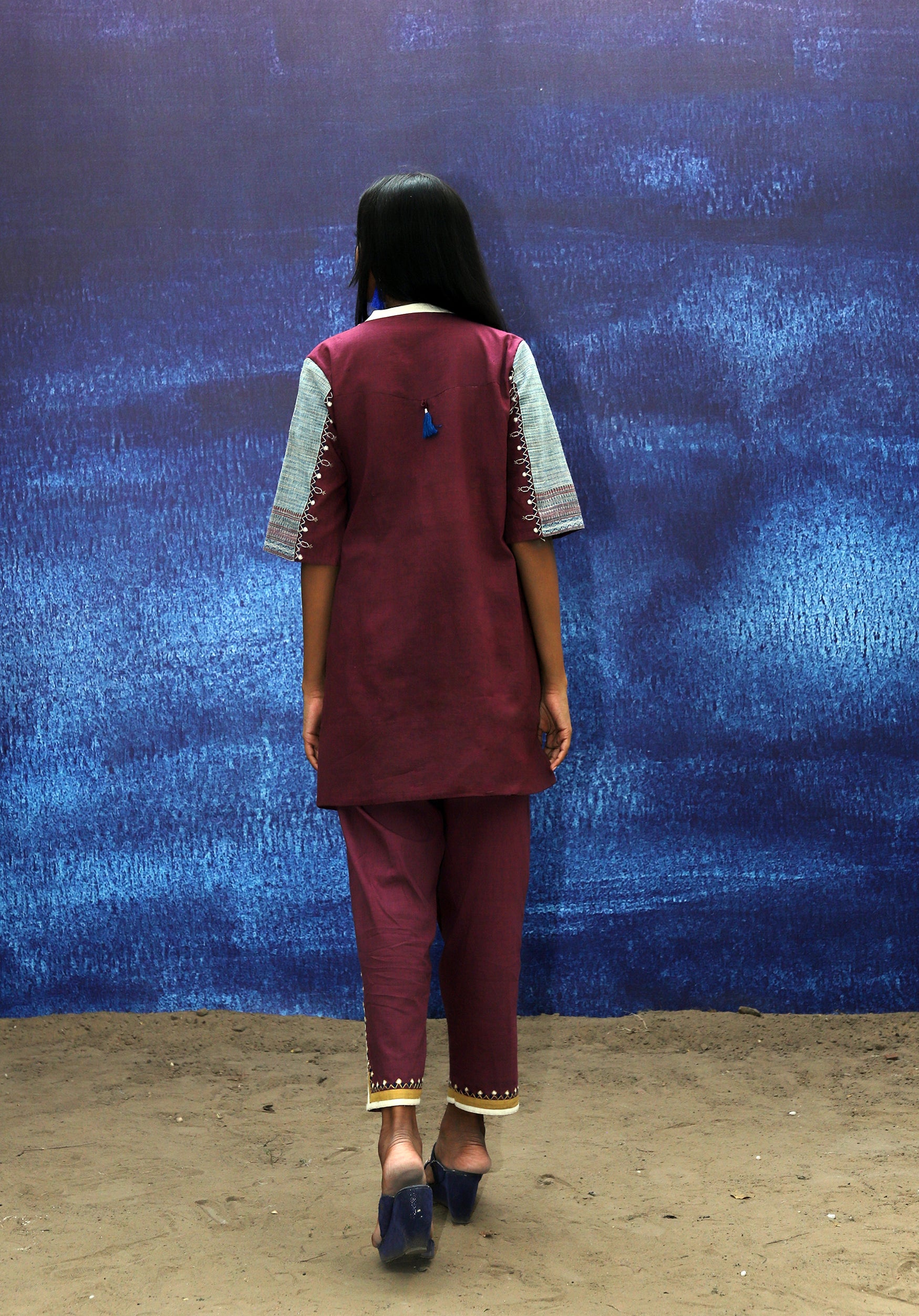 Tunic - Shirt Style - Wine