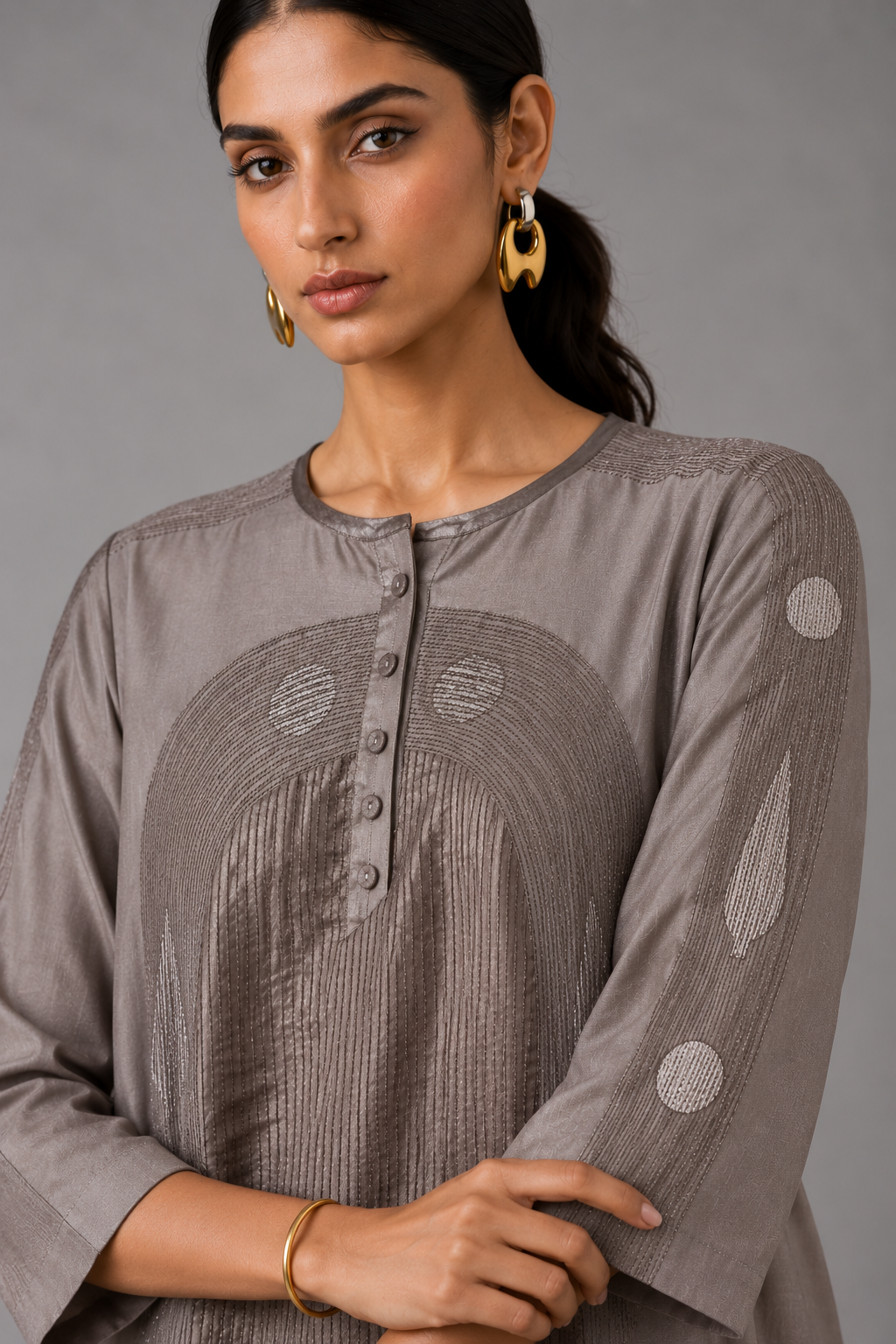 Arch - Grey Kurta Set