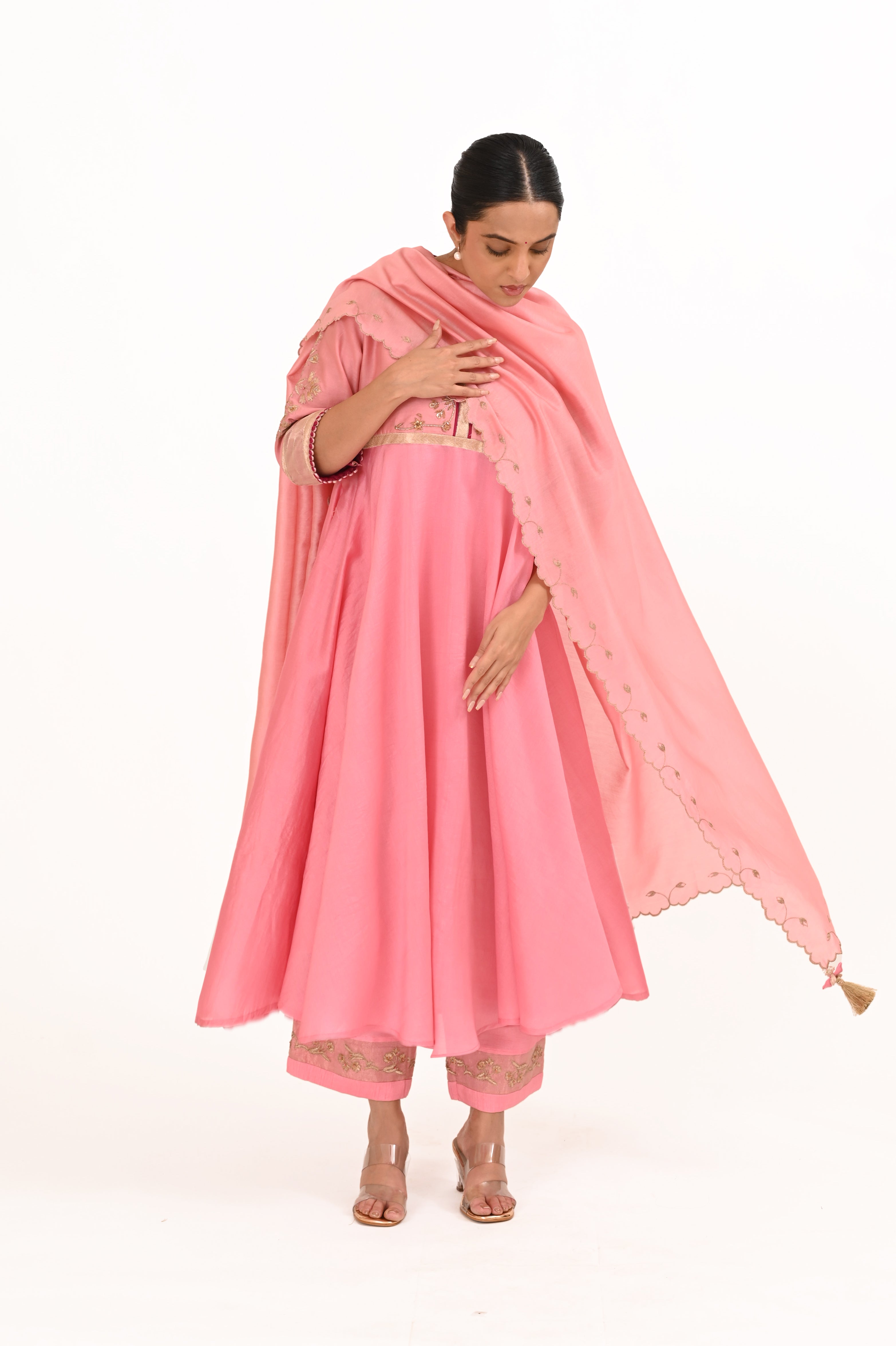 LILA - Lotus Pink - Anarkali Set