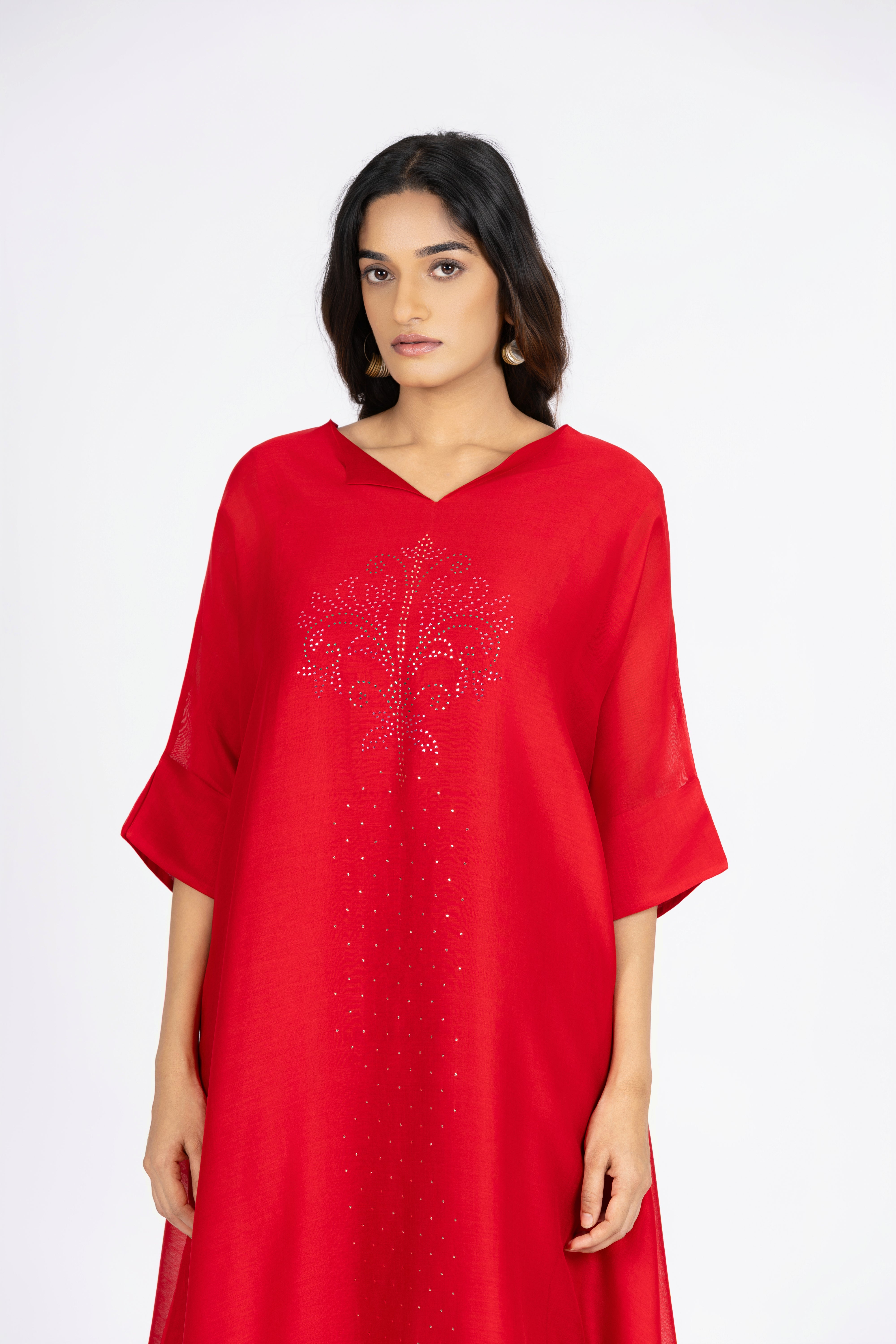 Red Kimono Kurta / Dress