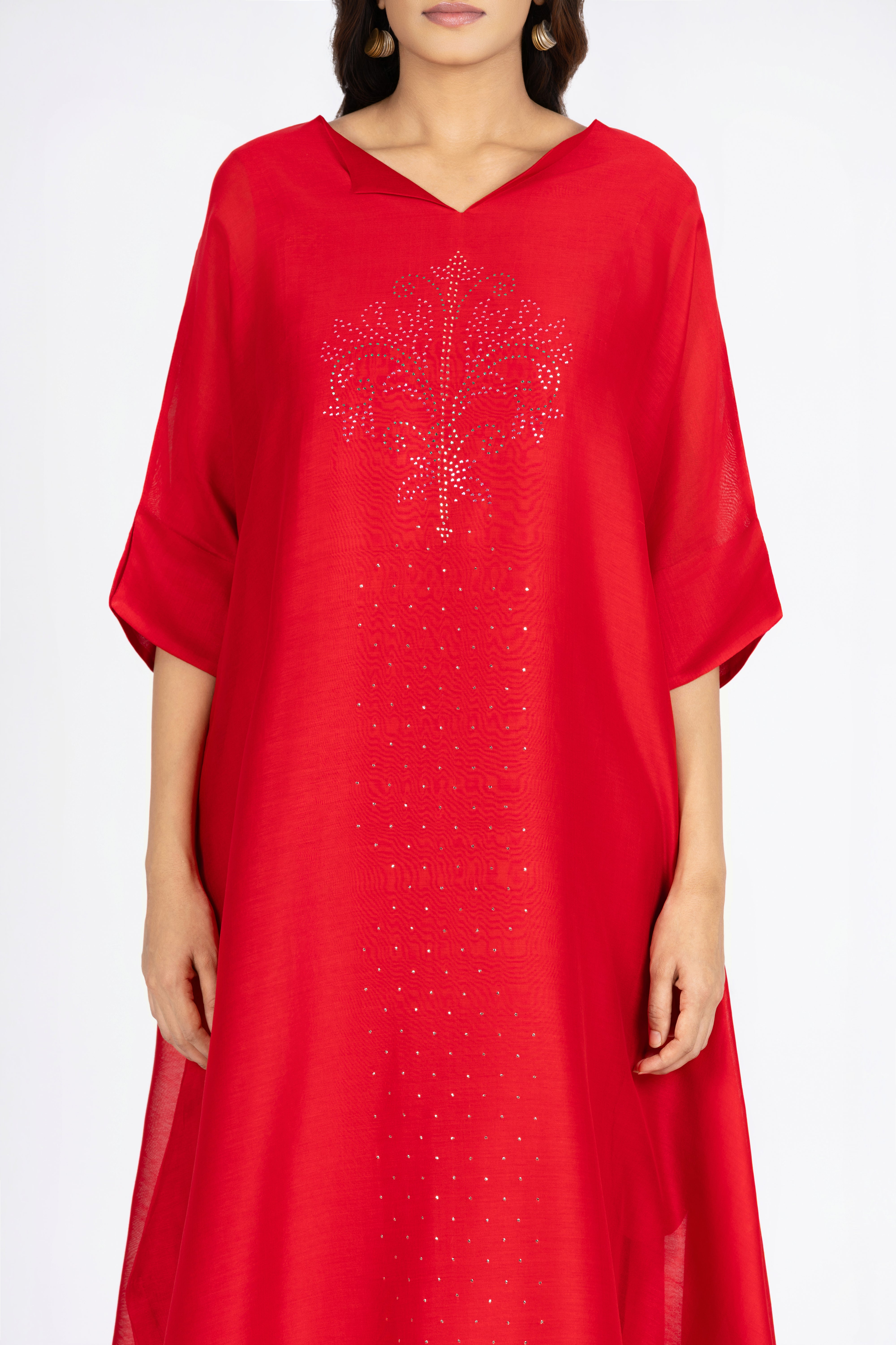 Red Kimono Kurta / Dress