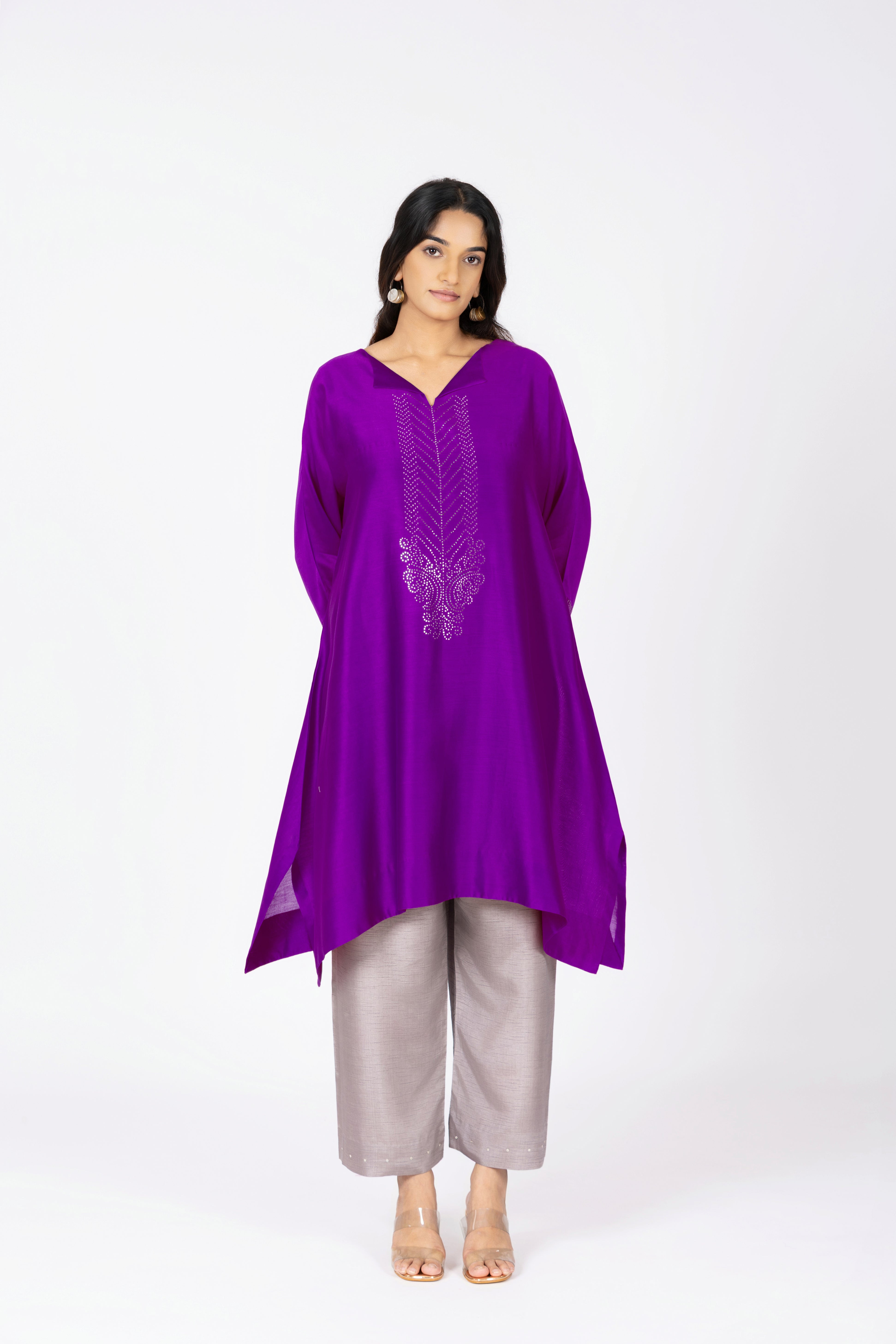 Violet Kimono Tunic