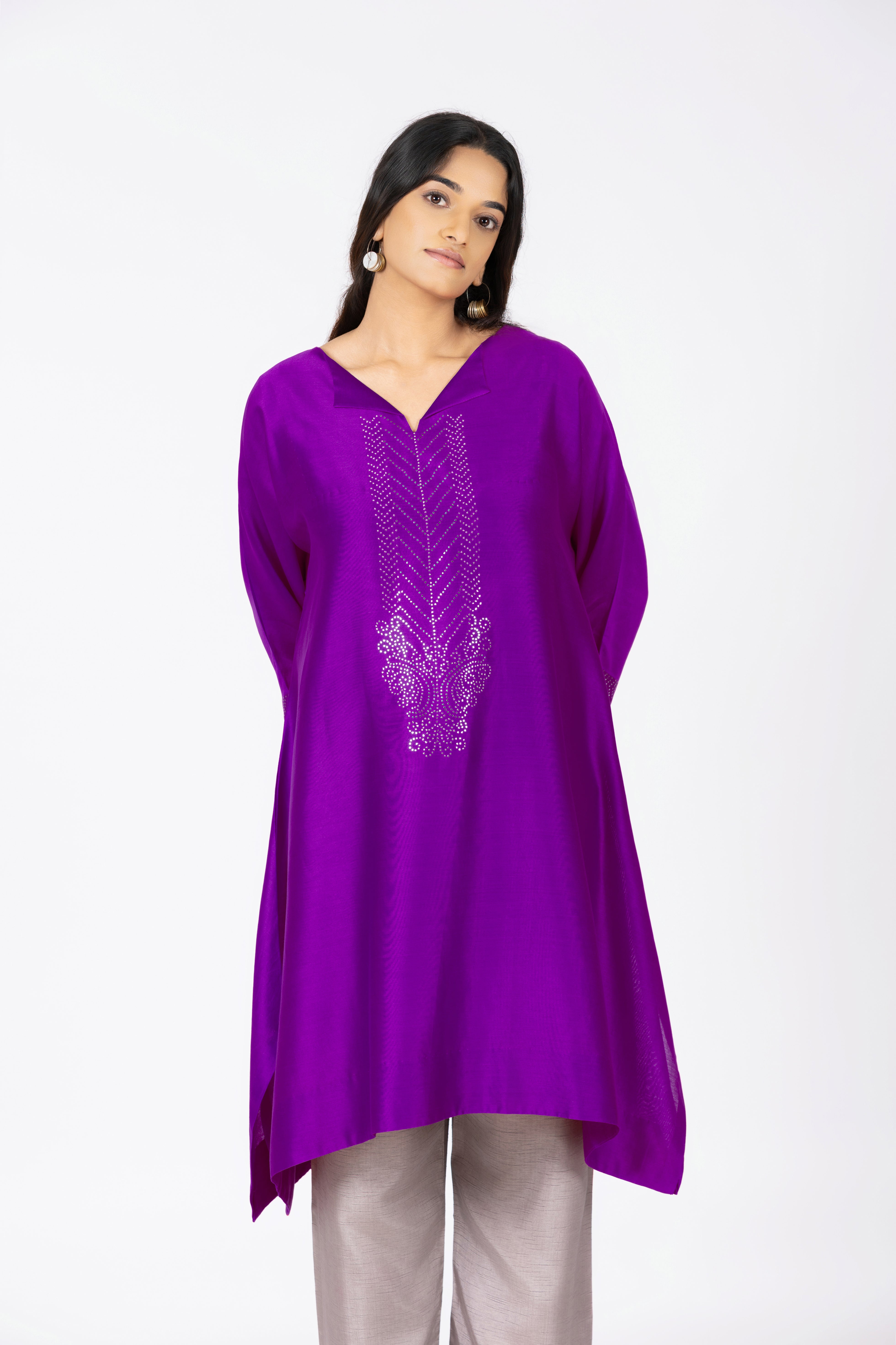 Violet Kimono Tunic