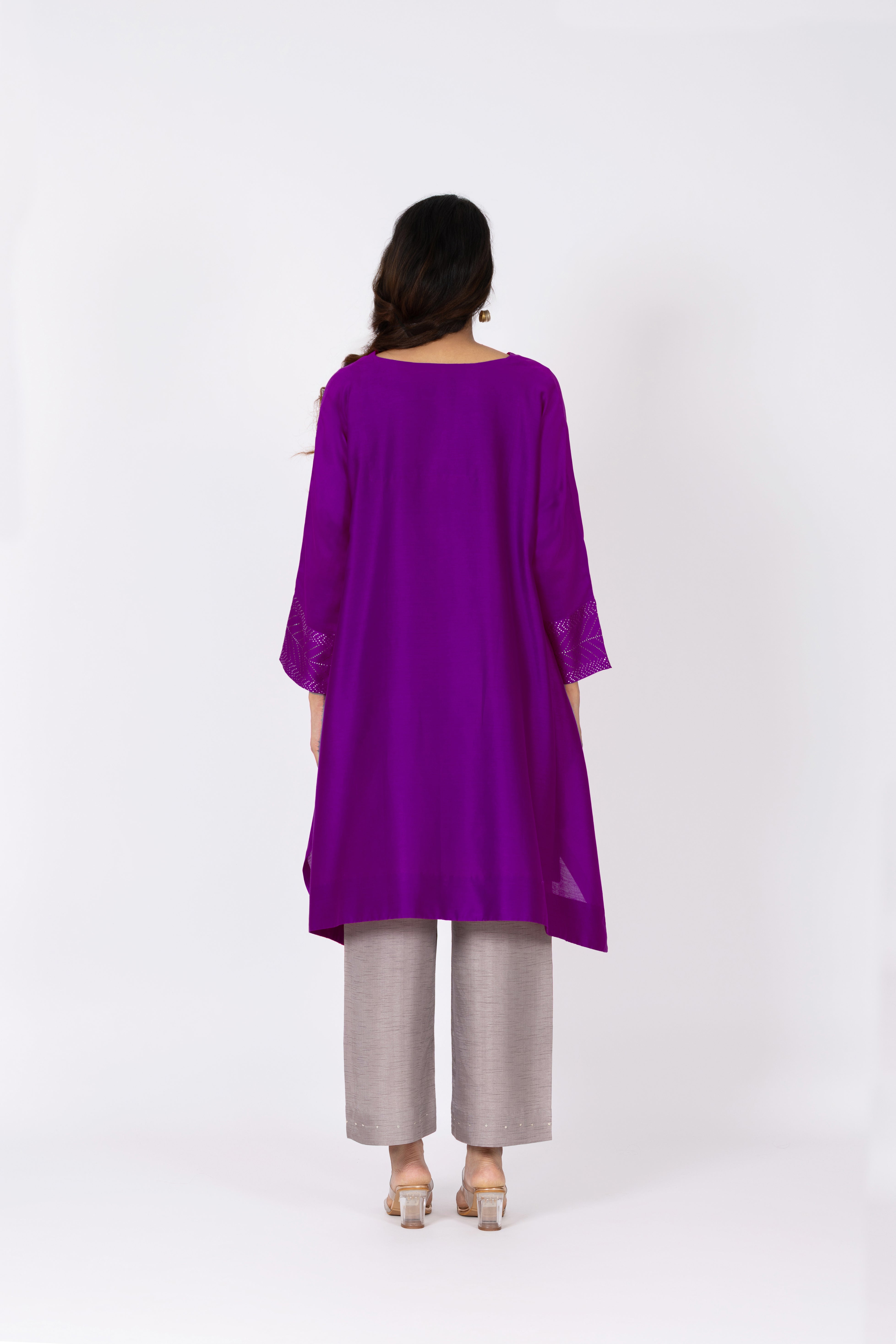 Violet Kimono Tunic