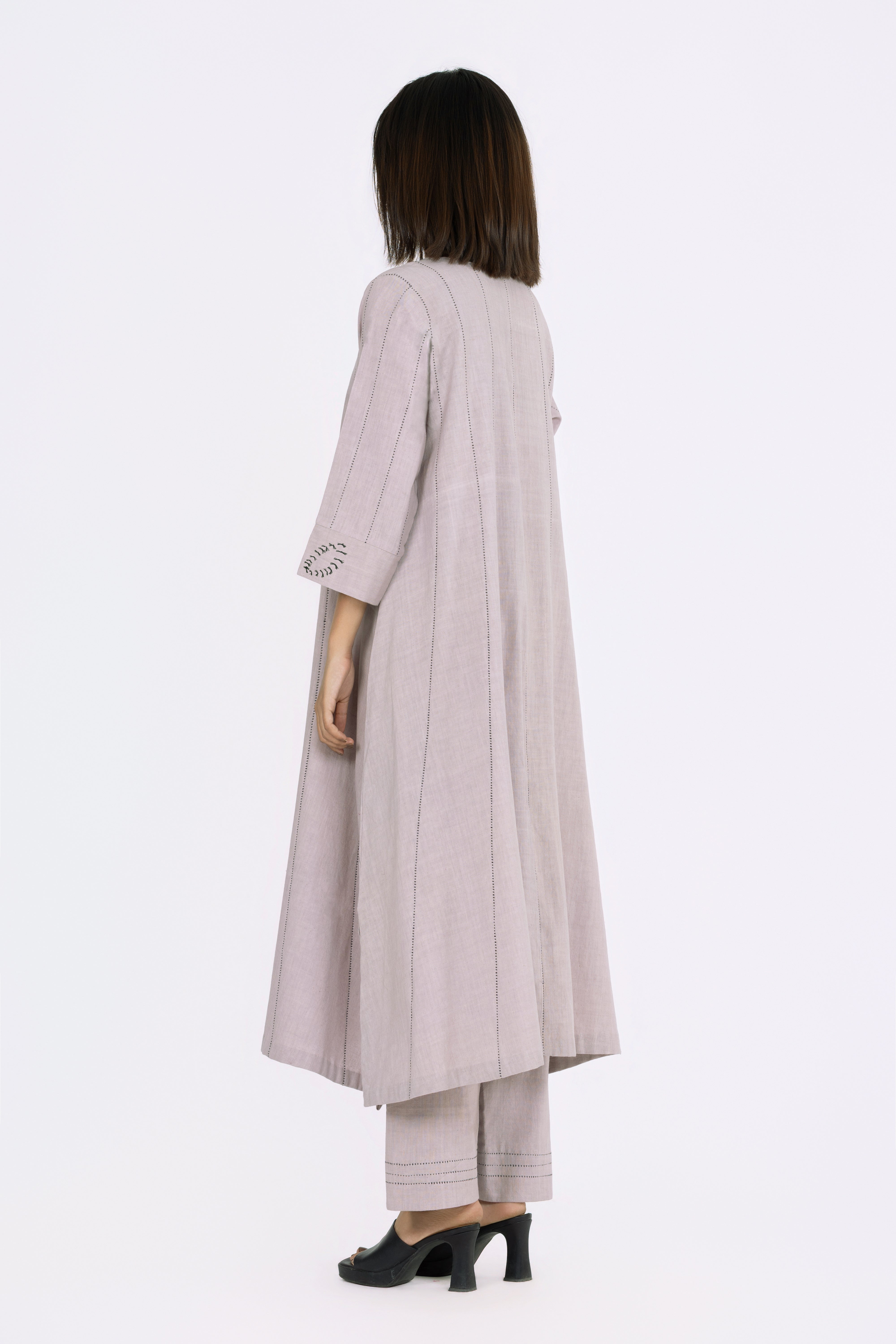 Chrome Grey Kurta Set