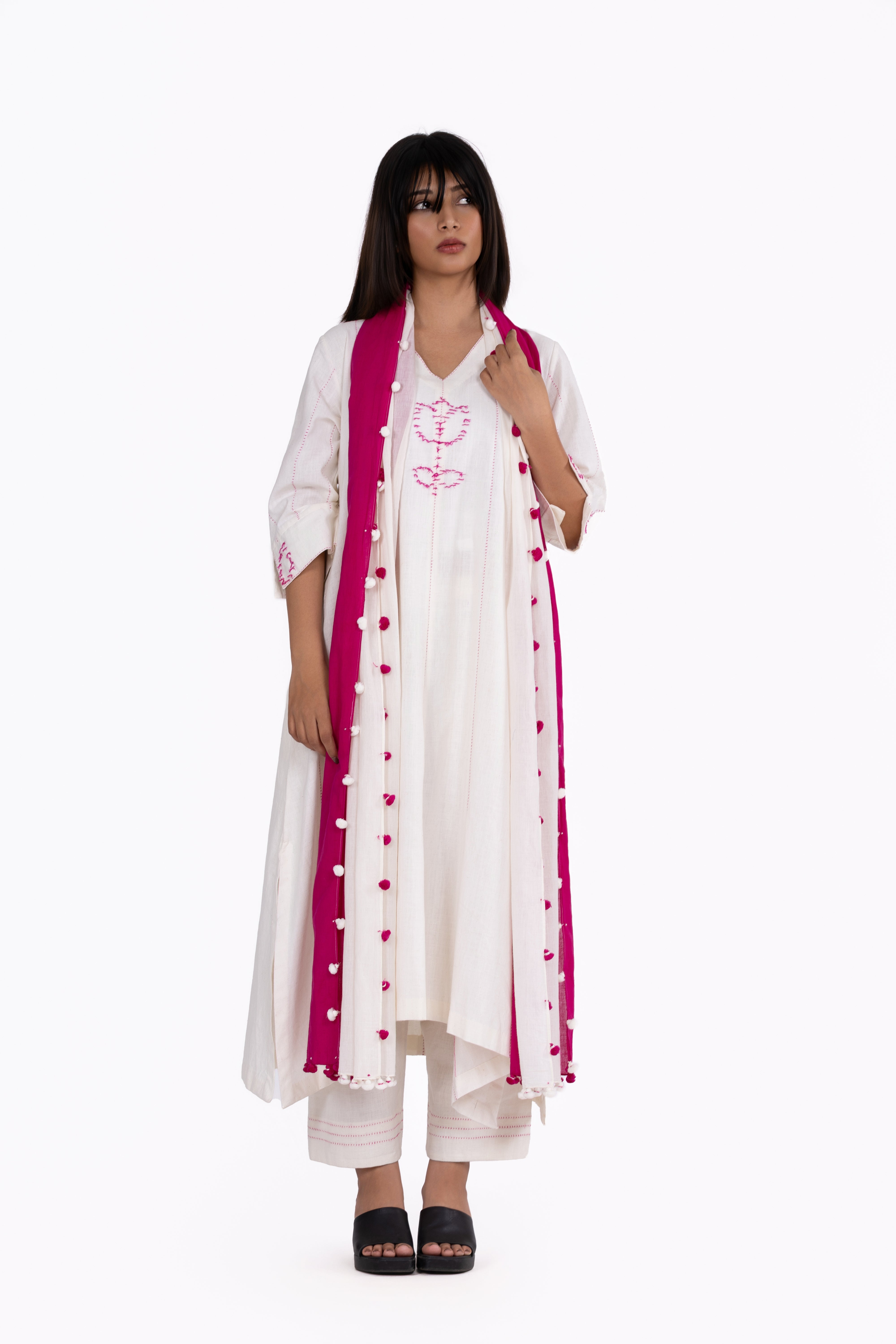 Cloud White Kurta Set