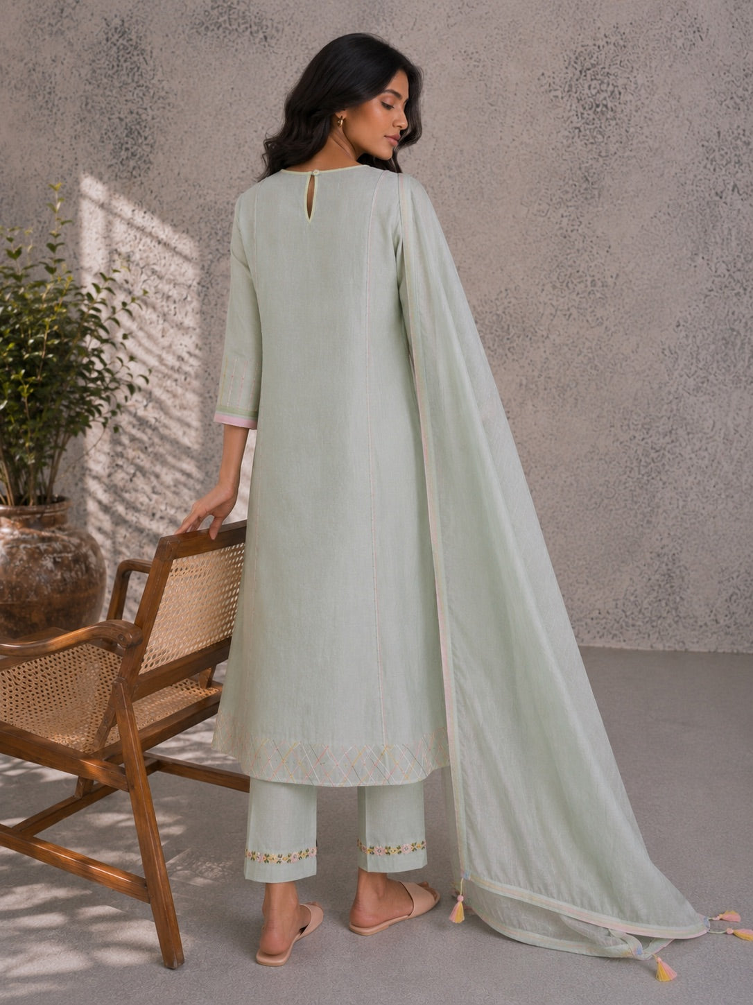 Pistachio Green Kurta Set