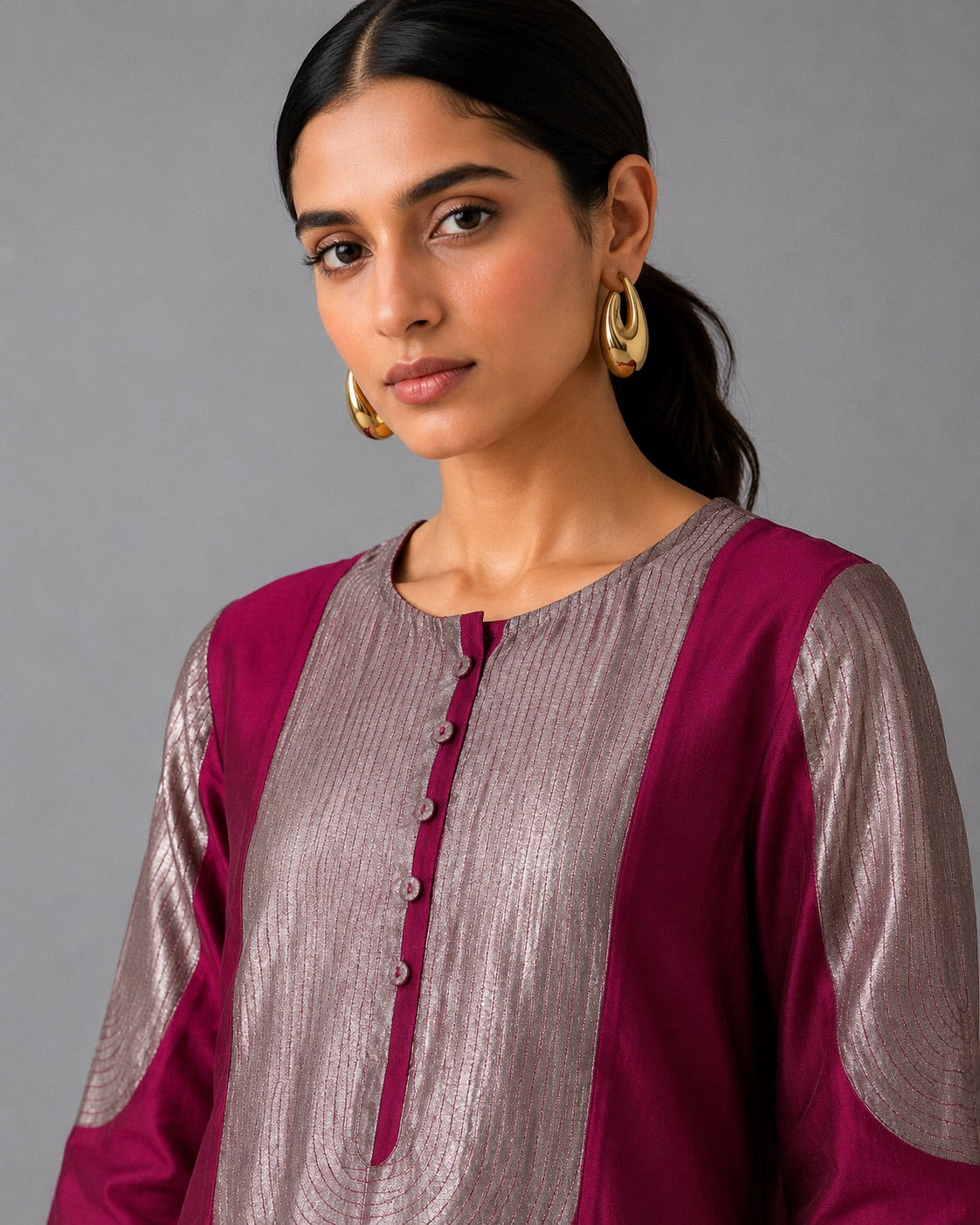 Arch - Mauve Tunic Set