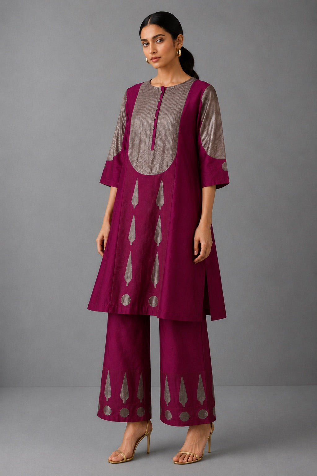 Arch - Mauve Tunic Set