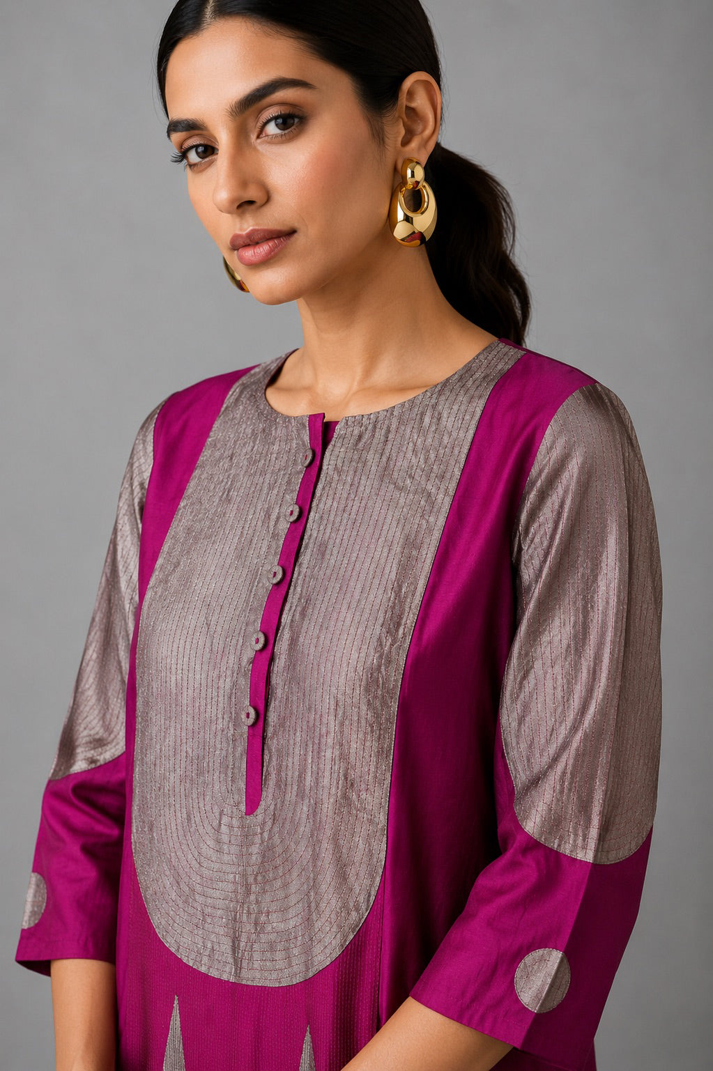 Arch - Fuchsia Tunic Set